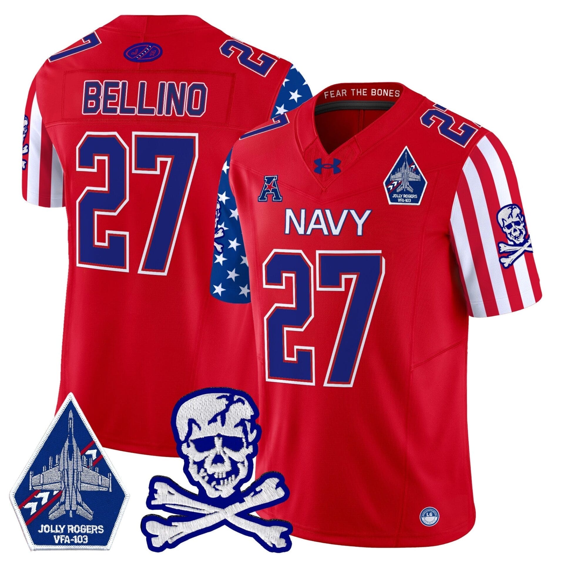Navy Midshipmen 2024 American Style Vapor Limited Jersey - All Stitched - Image 16