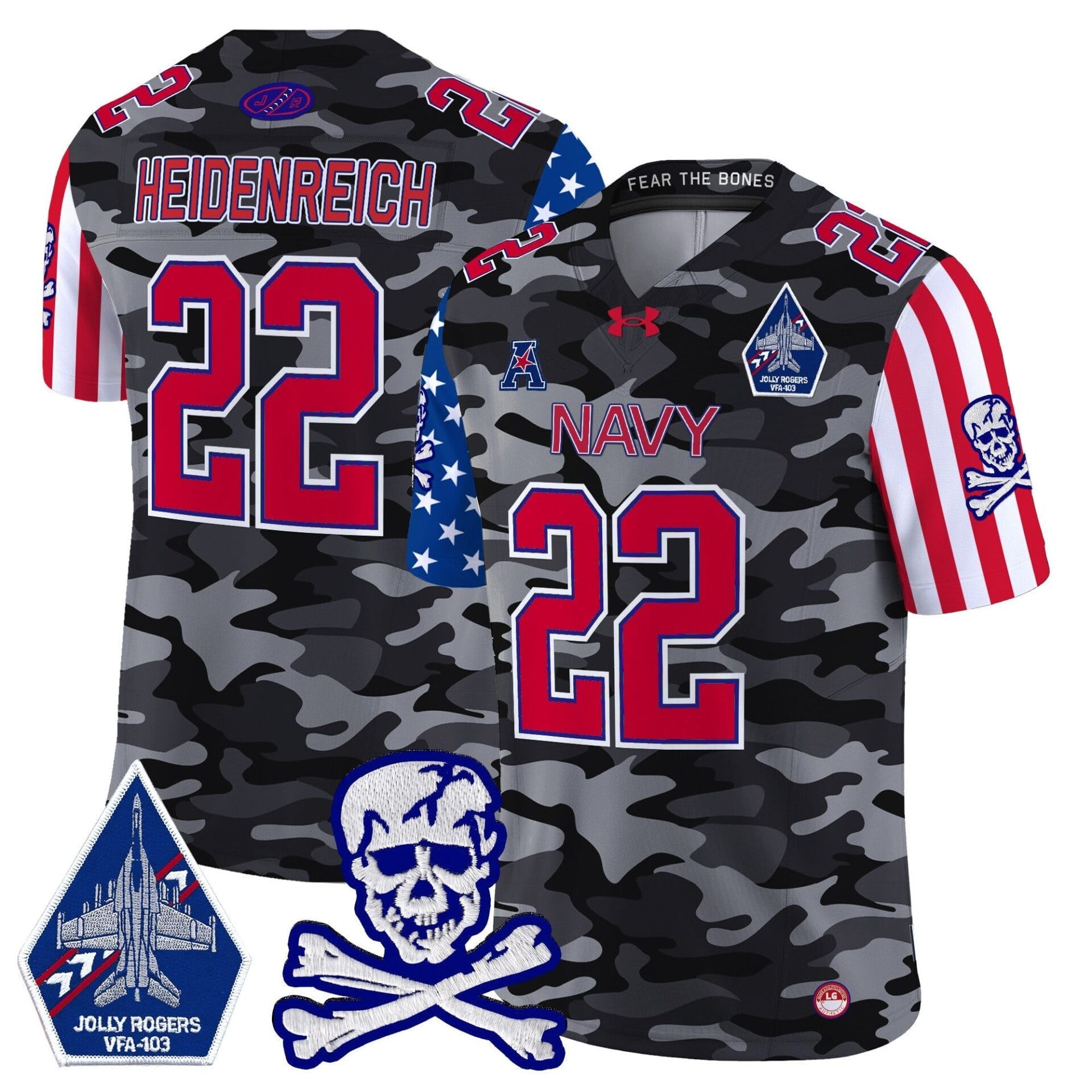 Navy Midshipmen 2024 American Style Vapor Limited Jersey - All Stitched - Image 42
