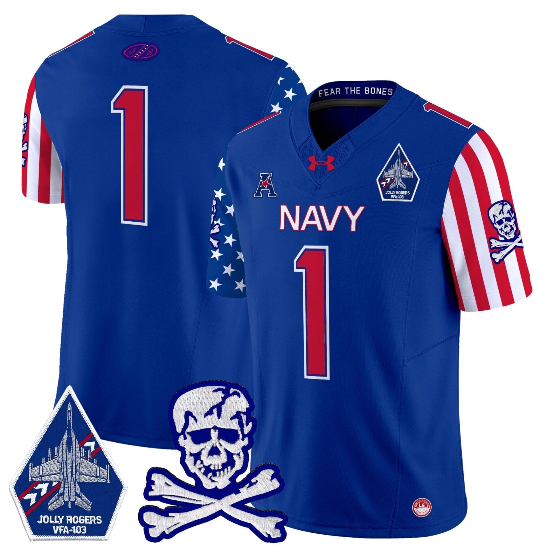 Navy Midshipmen 2024 American Style Vapor Limited Jersey - All Stitched - Image 29