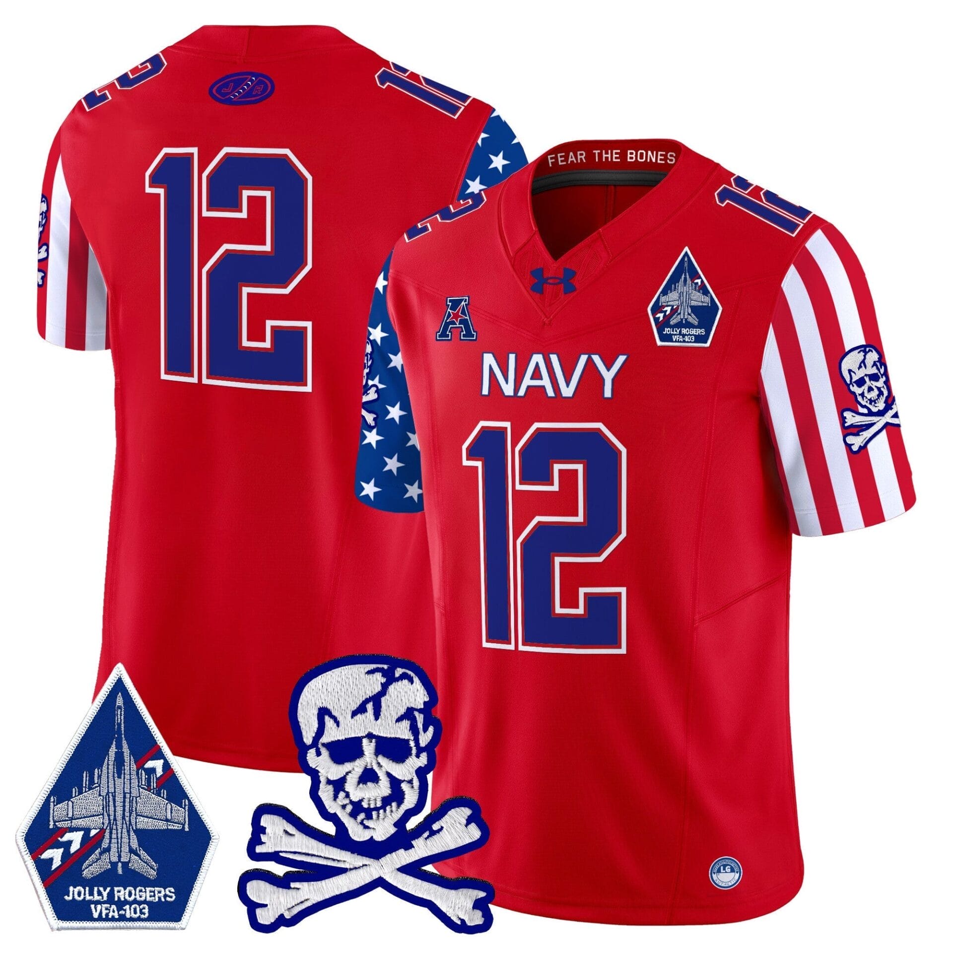 Navy Midshipmen 2024 American Style Vapor Limited Jersey - All Stitched - Image 20