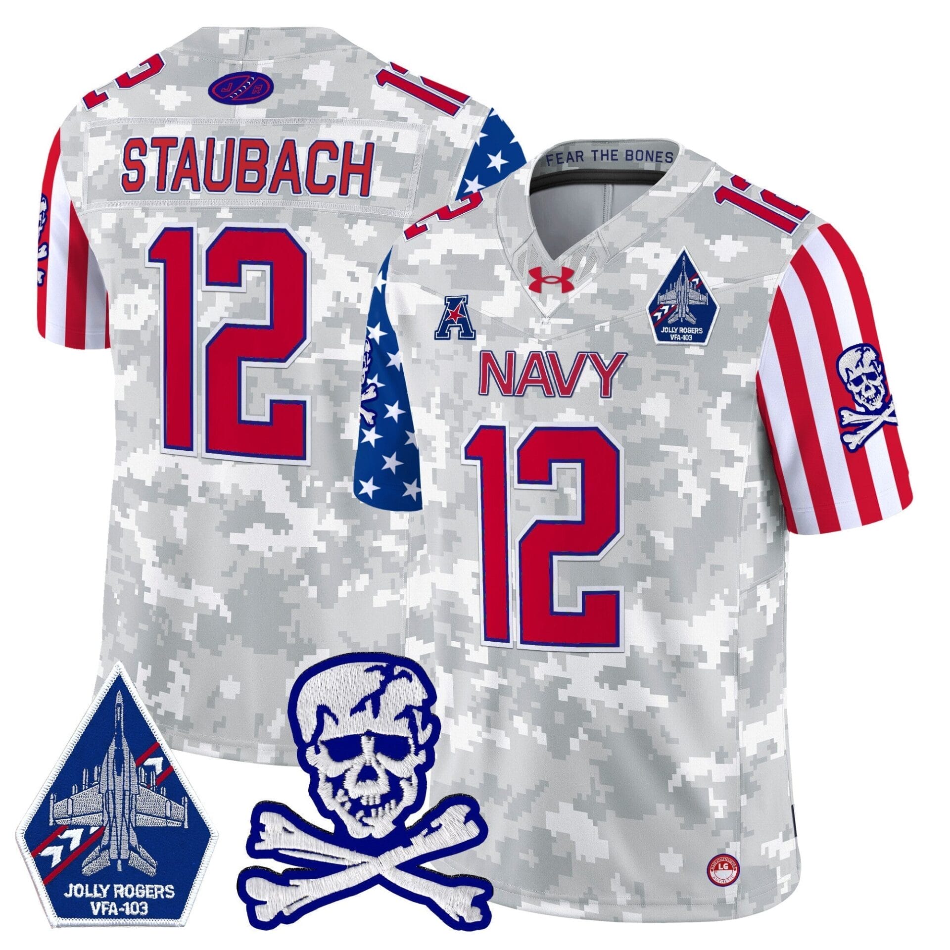 Navy Midshipmen 2024 American Style Vapor Limited Jersey - All Stitched - Image 35