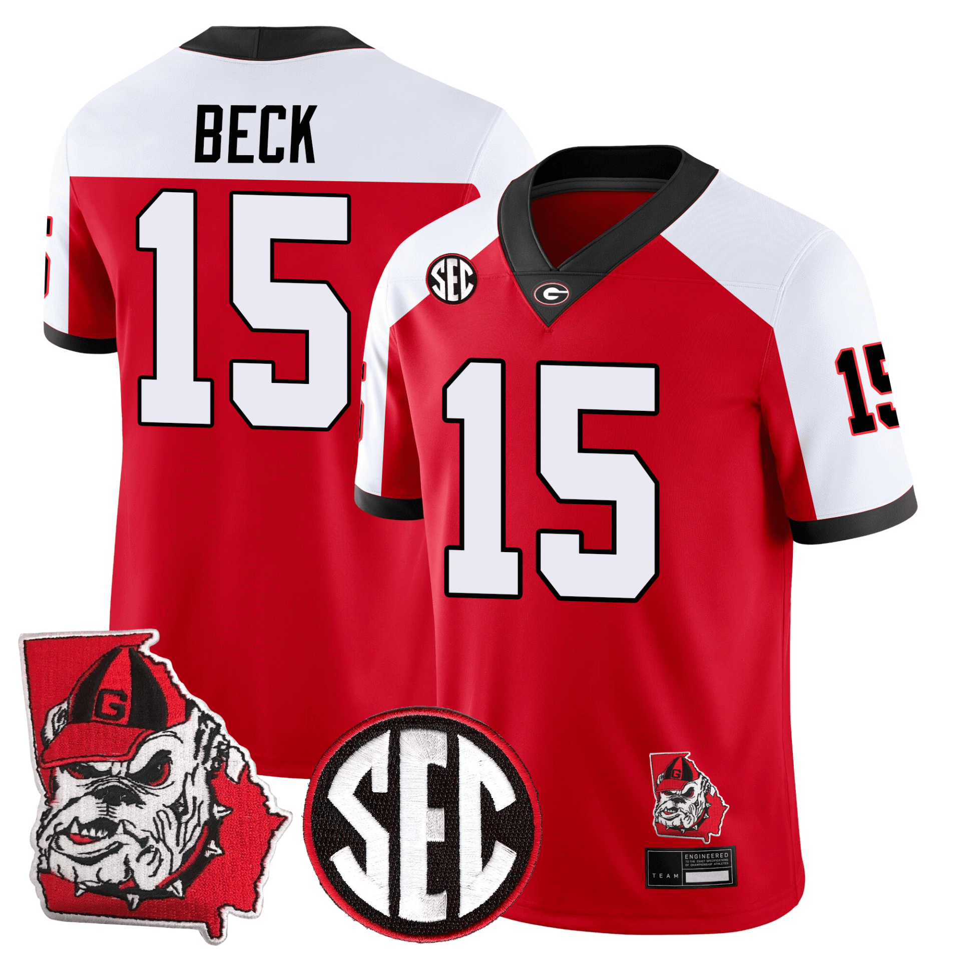 Georgia Bulldogs Football 24/25 Jersey - Georgia State Map Patch - Image 4