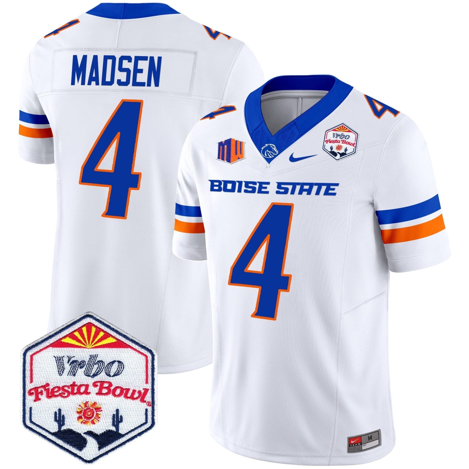 Boise State Broncos 2024 The Fiesta Bowl Patch Vapor Limited Jersey - All Stitched - Image 38