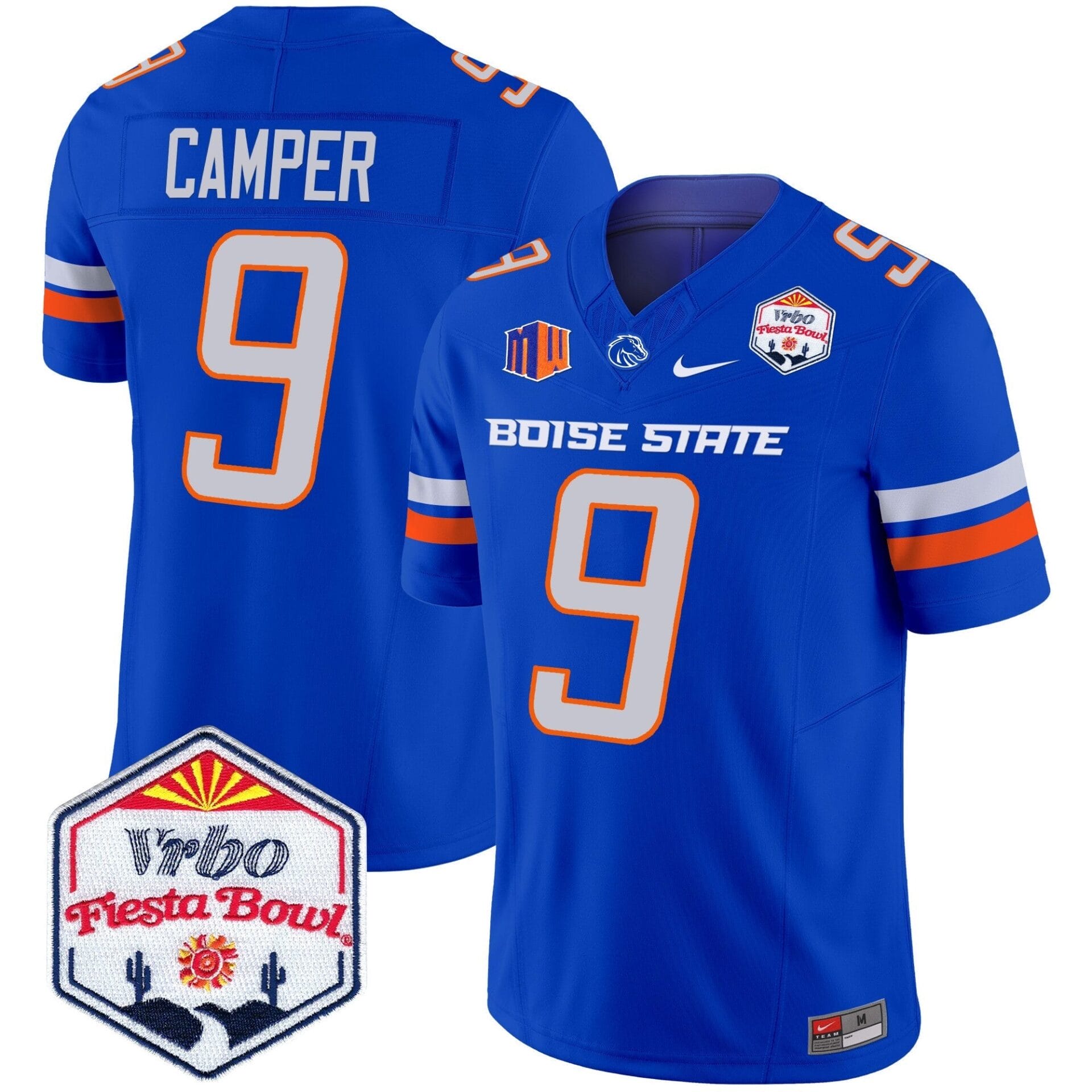 Boise State Broncos 2024 The Fiesta Bowl Patch Vapor Limited Jersey - All Stitched - Image 21