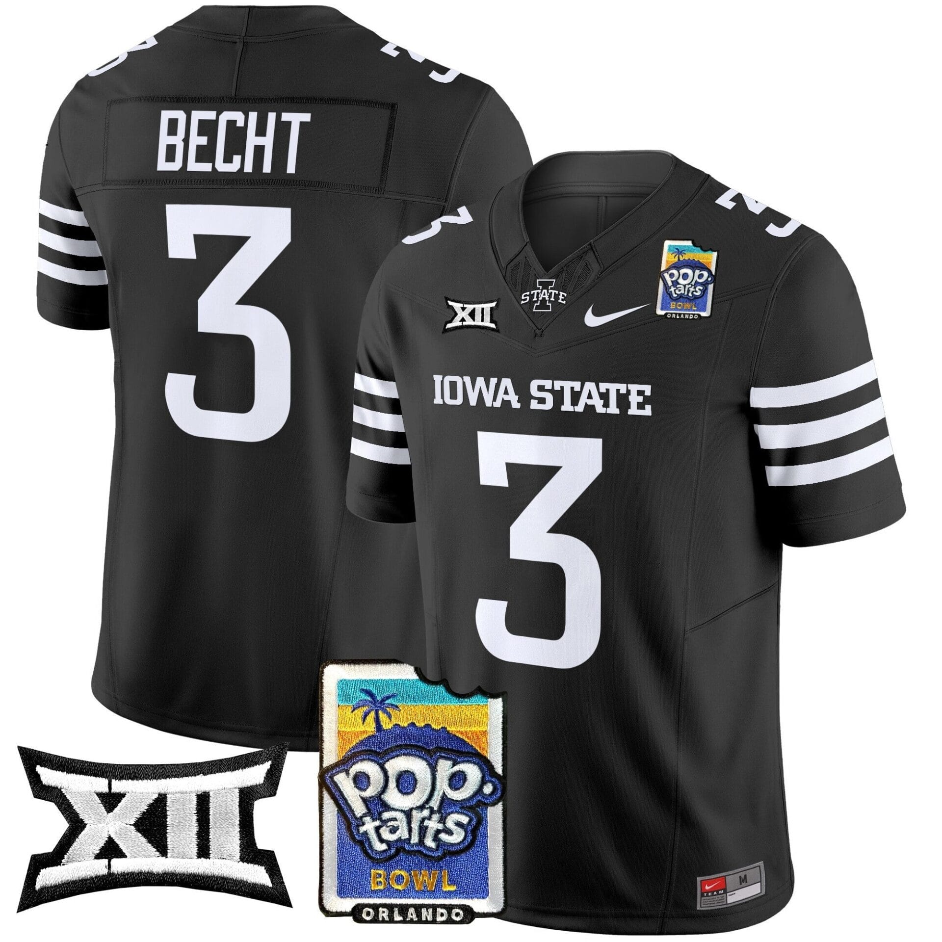 Iowa State Cyclones 2025 PopTarts Bowl Patch Vapor Limited Jersey - All Stitched - Image 25