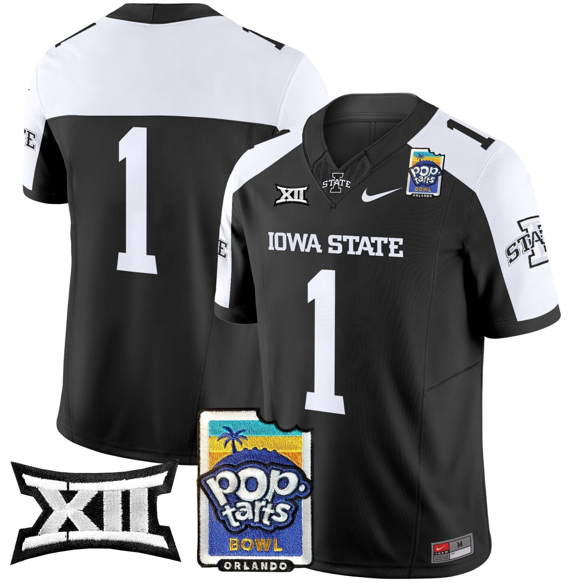 Iowa State Cyclones 2025 PopTarts Bowl Patch Vapor Limited Jersey - All Stitched - Image 16