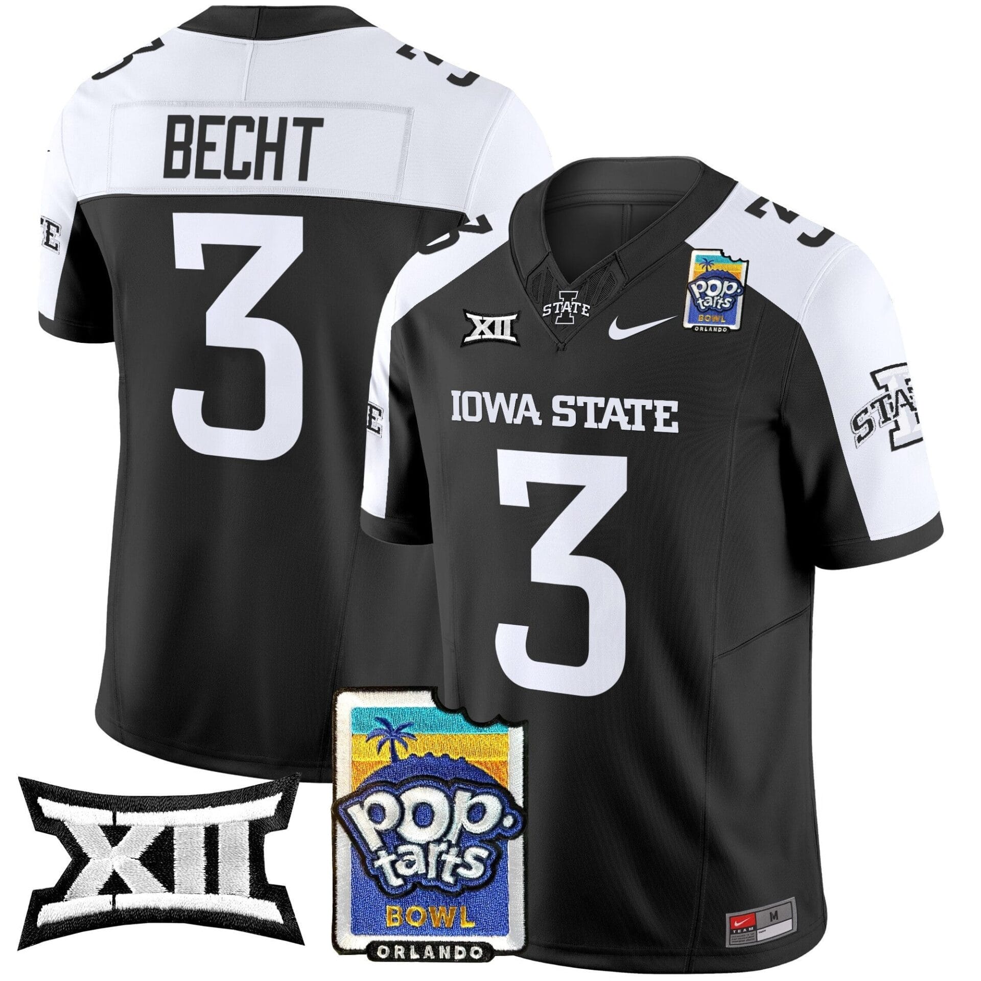 Iowa State Cyclones 2025 PopTarts Bowl Patch Vapor Limited Jersey - All Stitched - Image 9