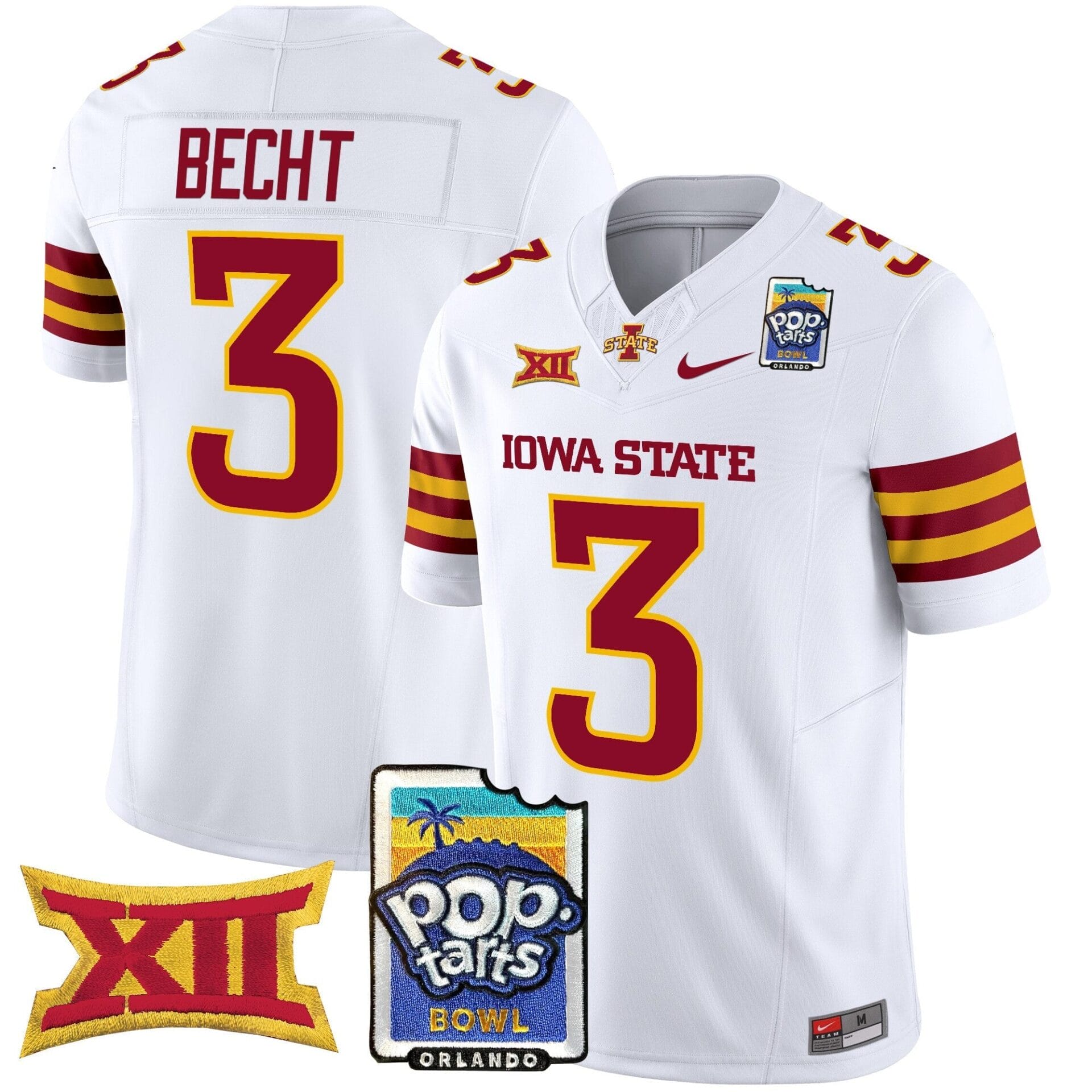 Iowa State Cyclones 2025 PopTarts Bowl Patch Vapor Limited Jersey - All Stitched - Image 33