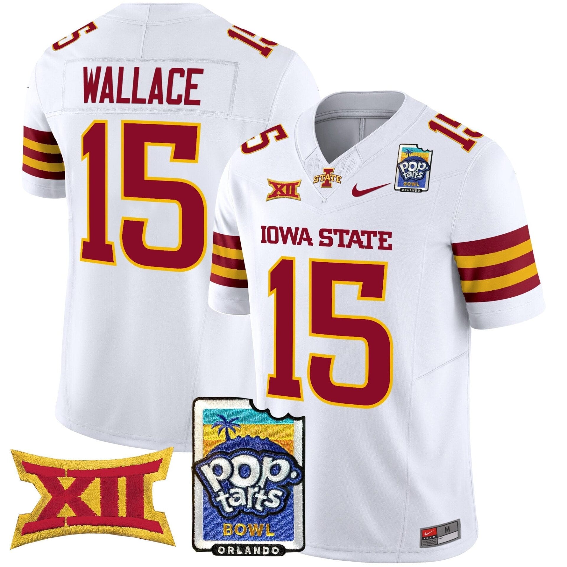 Iowa State Cyclones 2025 PopTarts Bowl Patch Vapor Limited Jersey - All Stitched - Image 37
