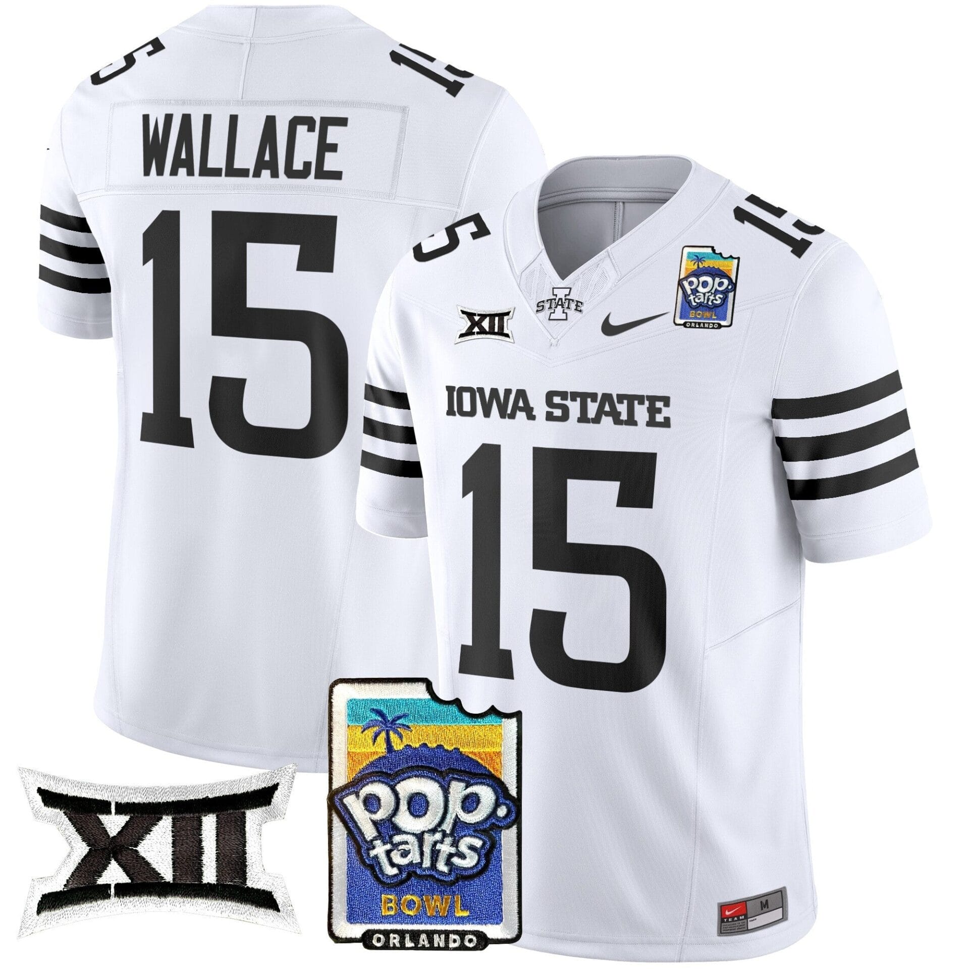 Iowa State Cyclones 2025 PopTarts Bowl Patch Vapor Limited Jersey - All Stitched - Image 45