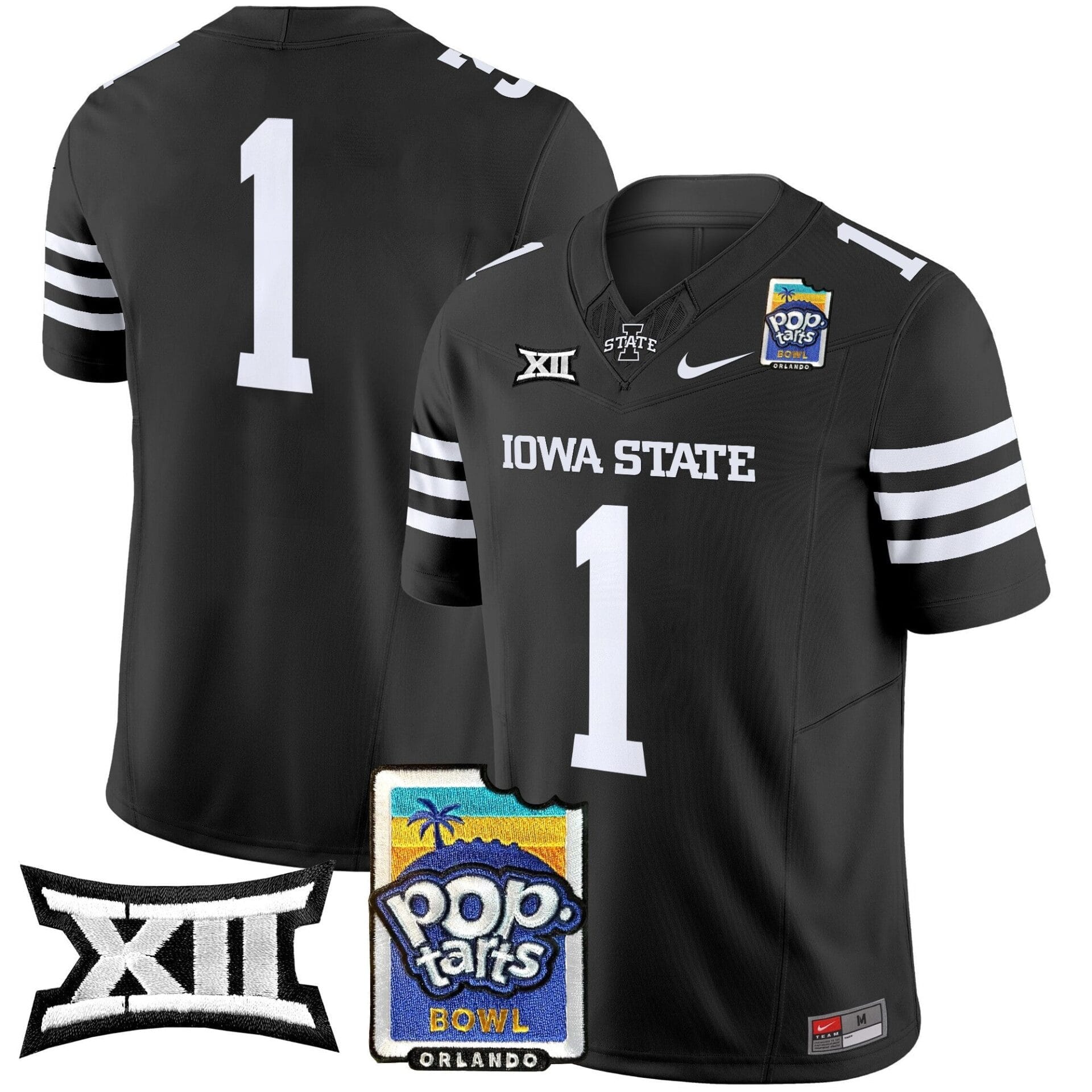 Iowa State Cyclones 2025 PopTarts Bowl Patch Vapor Limited Jersey - All Stitched - Image 32