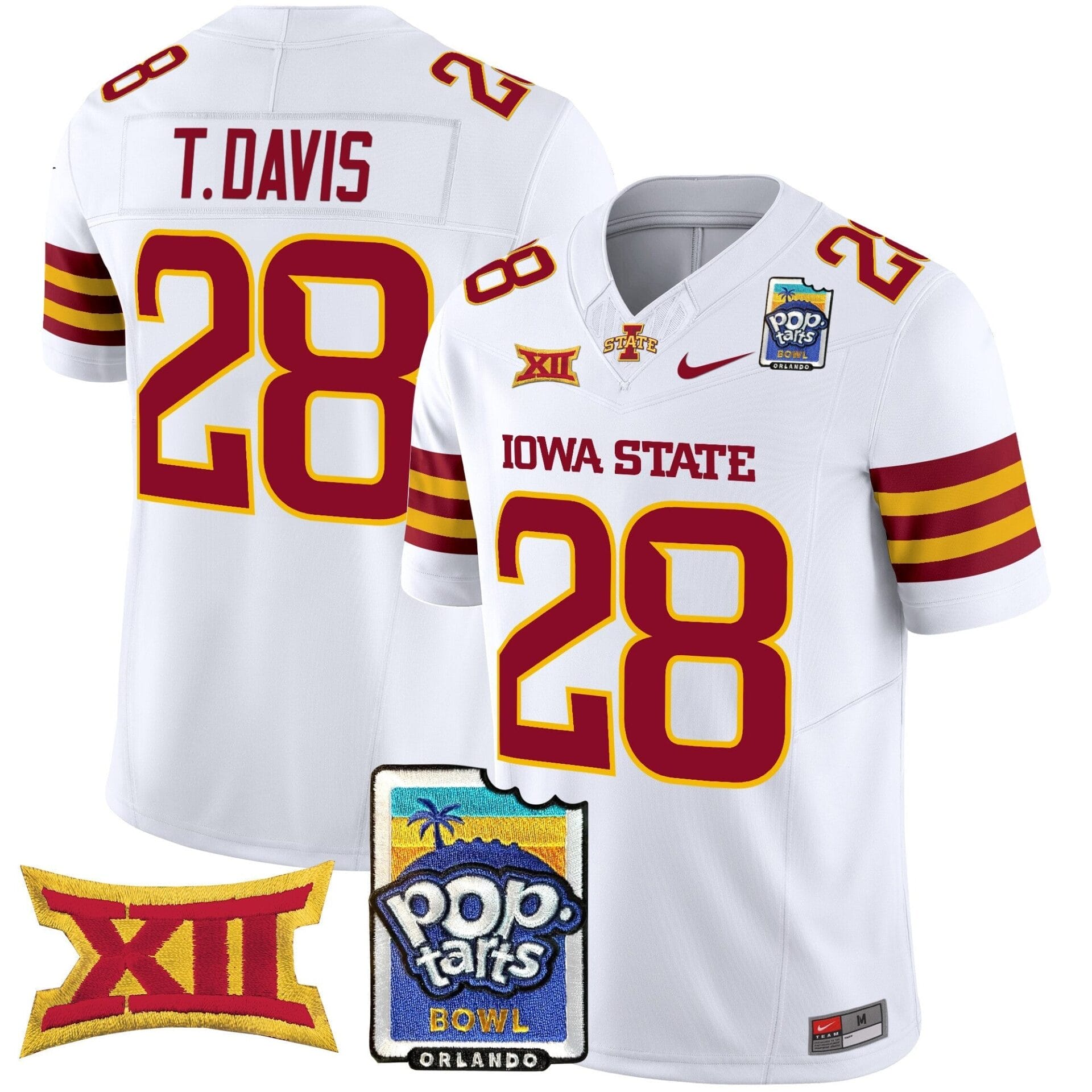 Iowa State Cyclones 2025 PopTarts Bowl Patch Vapor Limited Jersey - All Stitched - Image 38