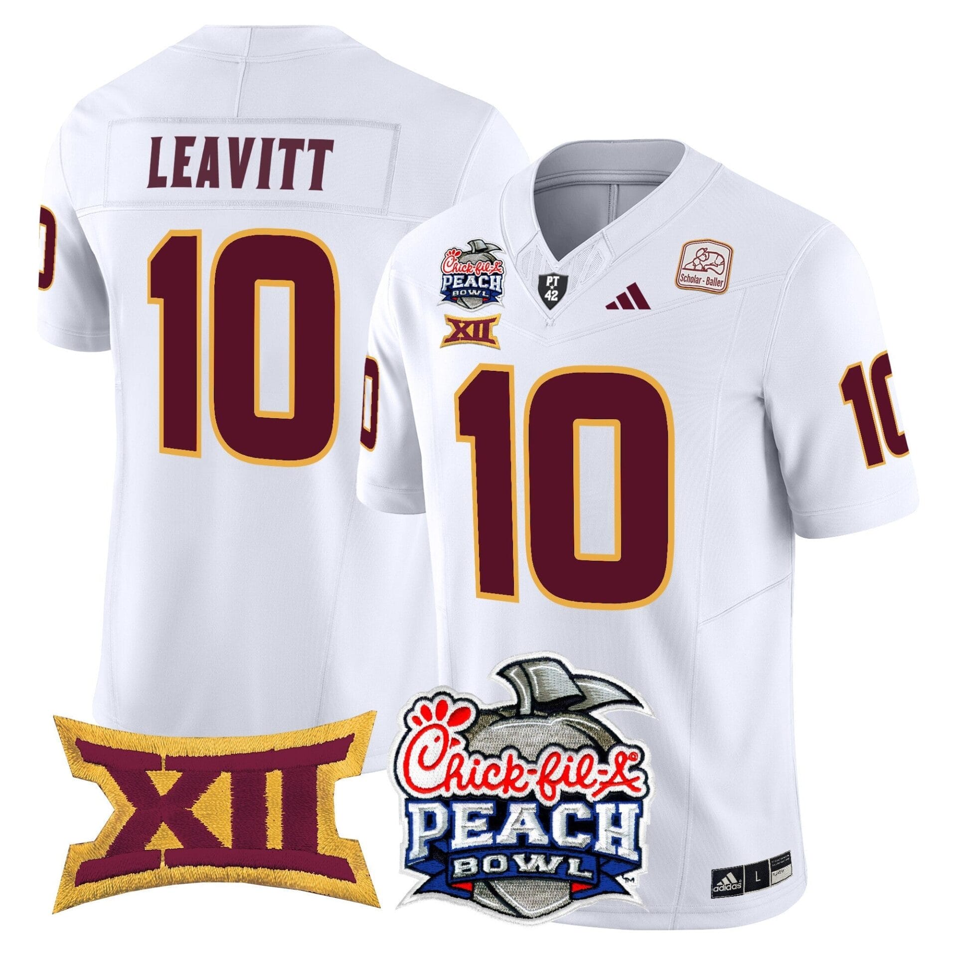 Arizona State Sun Devils 2025 Peach Bowl Vapor Limited Jersey - All Stitched - Image 25