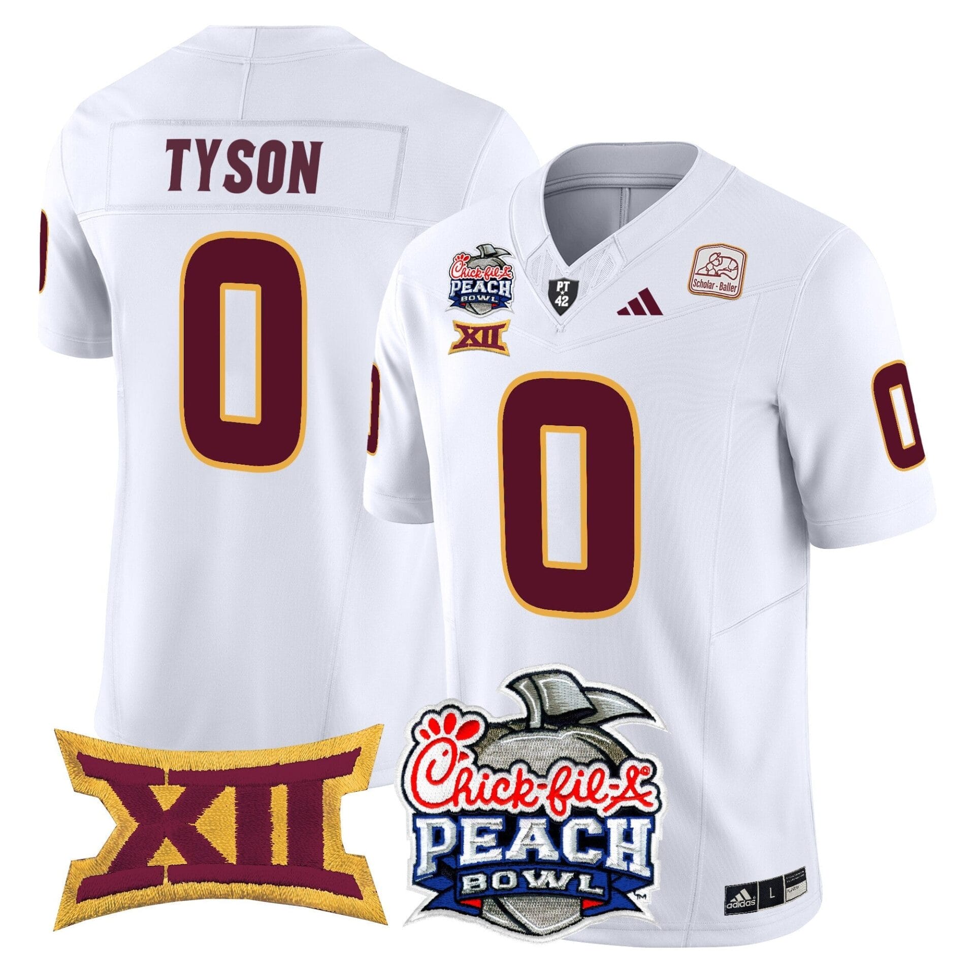 Arizona State Sun Devils 2025 Peach Bowl Vapor Limited Jersey - All Stitched - Image 27