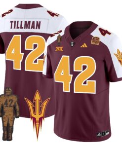 Arizona State Sun Devils 2024 Pat Tillman Honoring Patch Vapor Limited Jersey - All Stitched