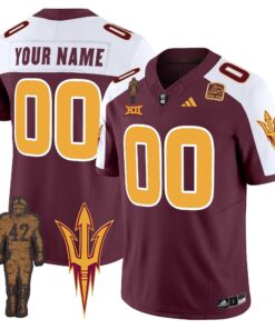 Arizona State Sun Devils 2024 Pat Tillman Honoring Patch Vapor Limited Custom Jersey - All Stitched