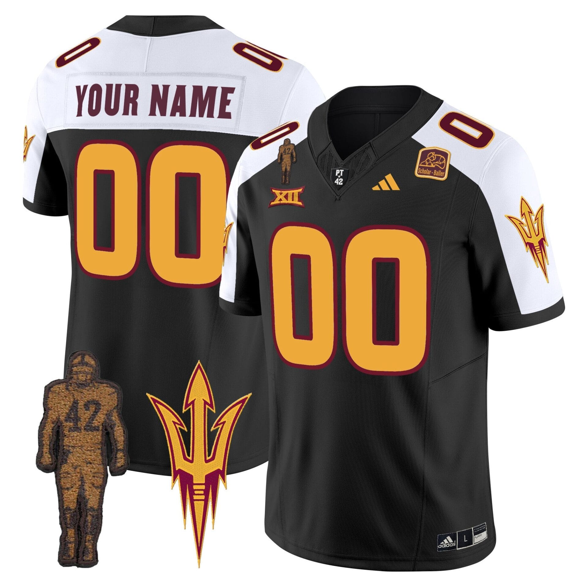 Arizona State Sun Devils 2024 Pat Tillman Honoring Patch Vapor Limited Custom Jersey - All Stitched - Image 2