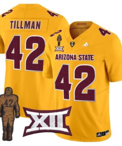 Arizona State Sun Devils 2024 Pat Tillman Honoring Patch Vapor Limited Jersey V2 - All Stitched