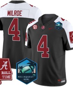 Alabama Crimson Tide 2025 ReliaQuest Bowl Patch Vapor Limited Jersey - All Stitched