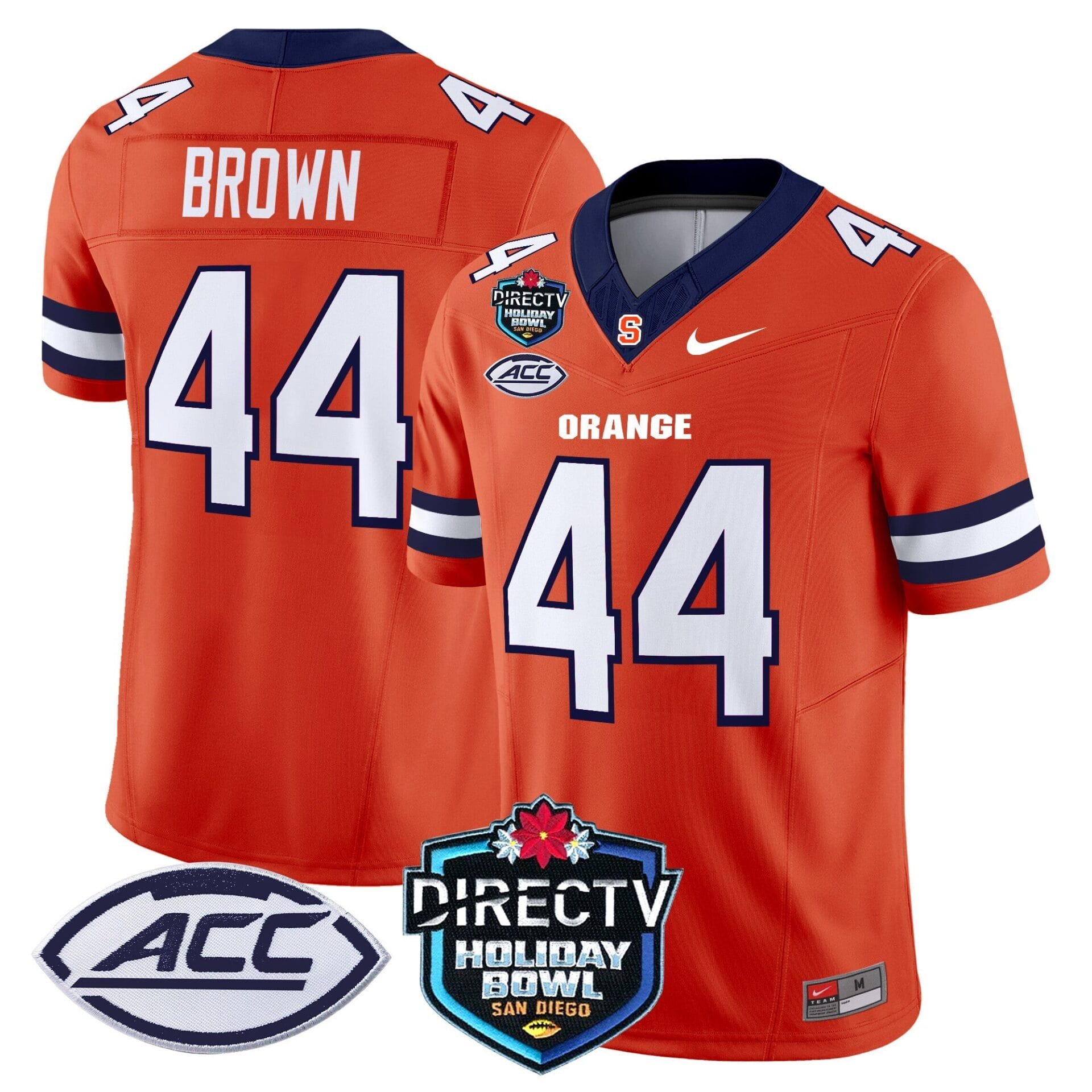 Syracuse Orange 2025 Holiday Bowl Patch Vapor Limited Jersey - All Stitched - Image 29