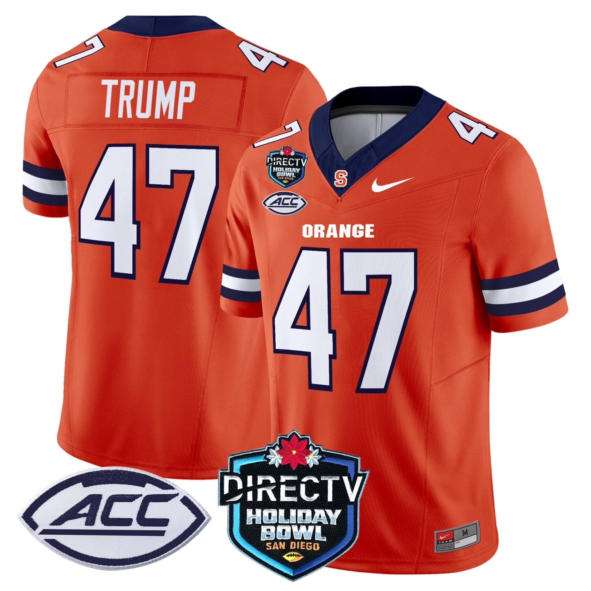 Syracuse Orange 2025 Holiday Bowl Patch Vapor Limited Jersey - All Stitched - Image 31