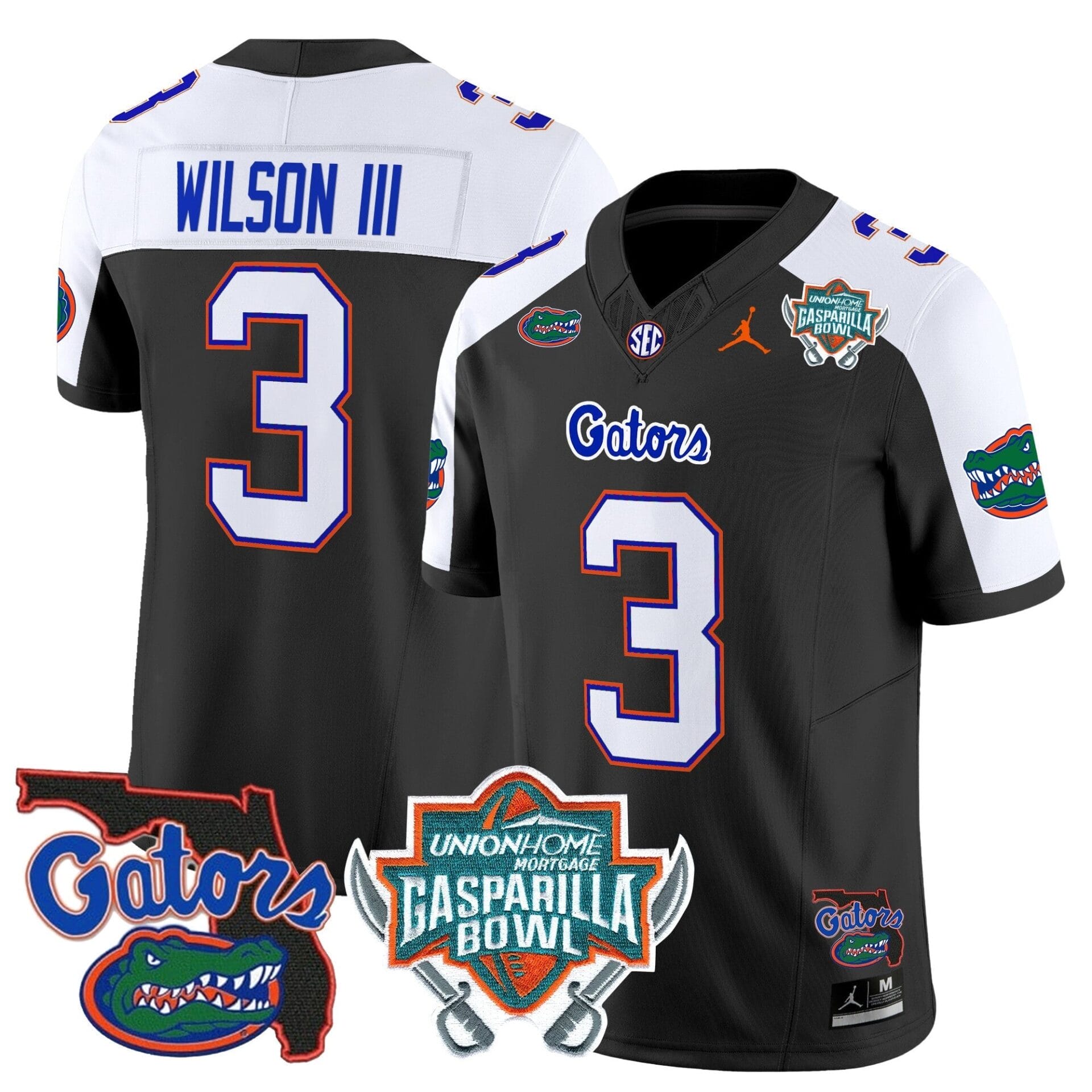 Florida Gators 2025 Gasparilla Bowl Patch Vapor Limited Jersey - All Stitched - Image 3