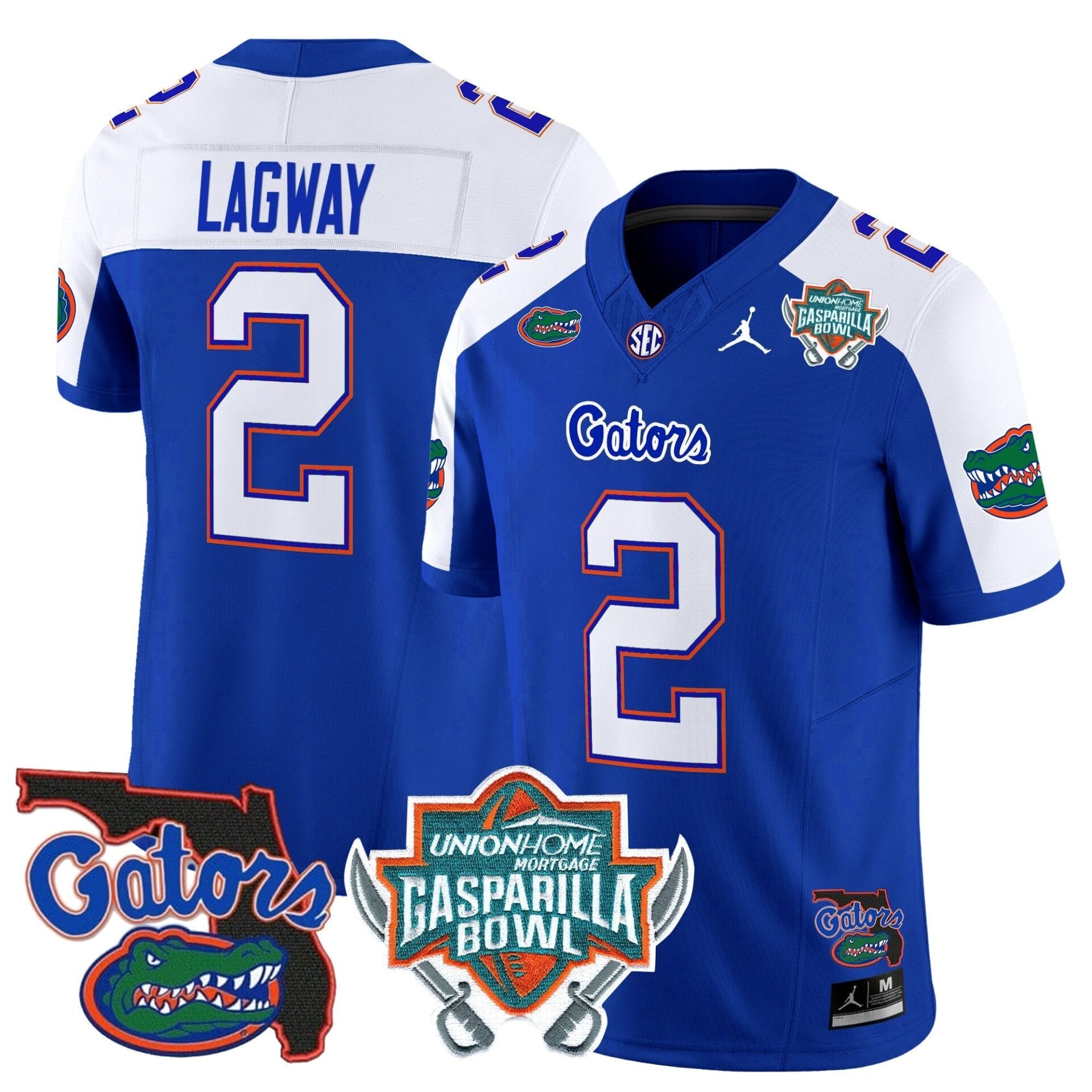Florida Gators 2025 Gasparilla Bowl Patch Vapor Limited Jersey - All Stitched - Image 9