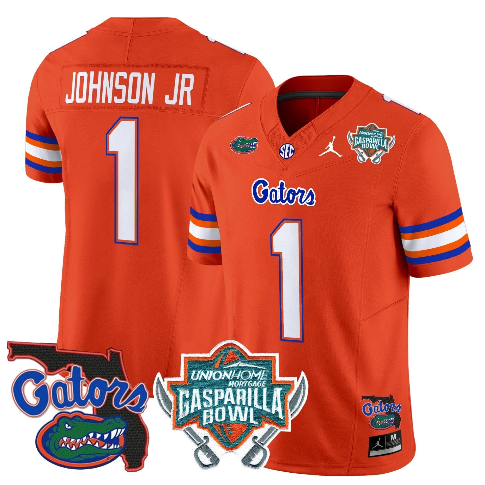 Florida Gators 2025 Gasparilla Bowl Patch Vapor Limited Jersey - All Stitched - Image 26
