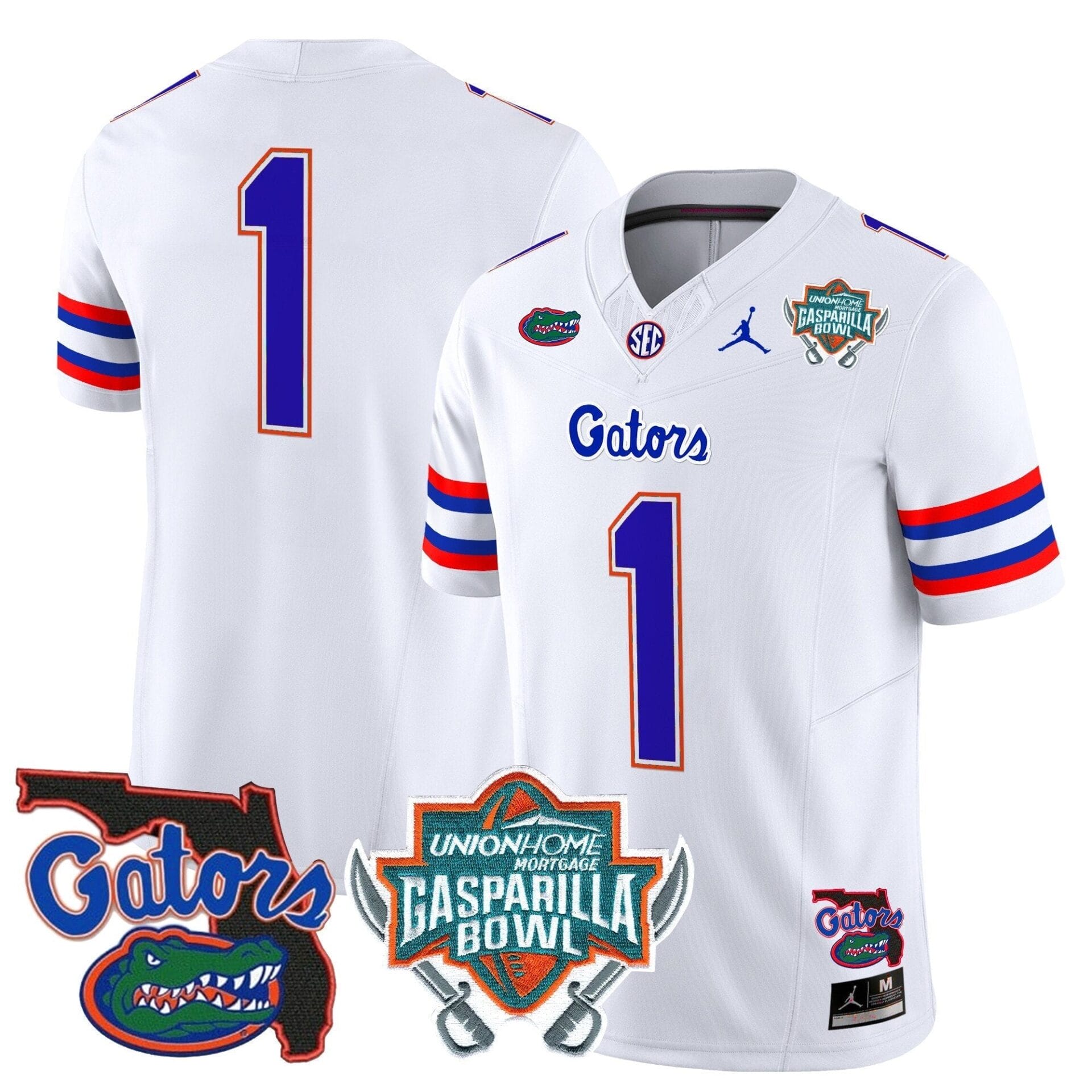 Florida Gators 2025 Gasparilla Bowl Patch Vapor Limited Jersey - All Stitched - Image 48