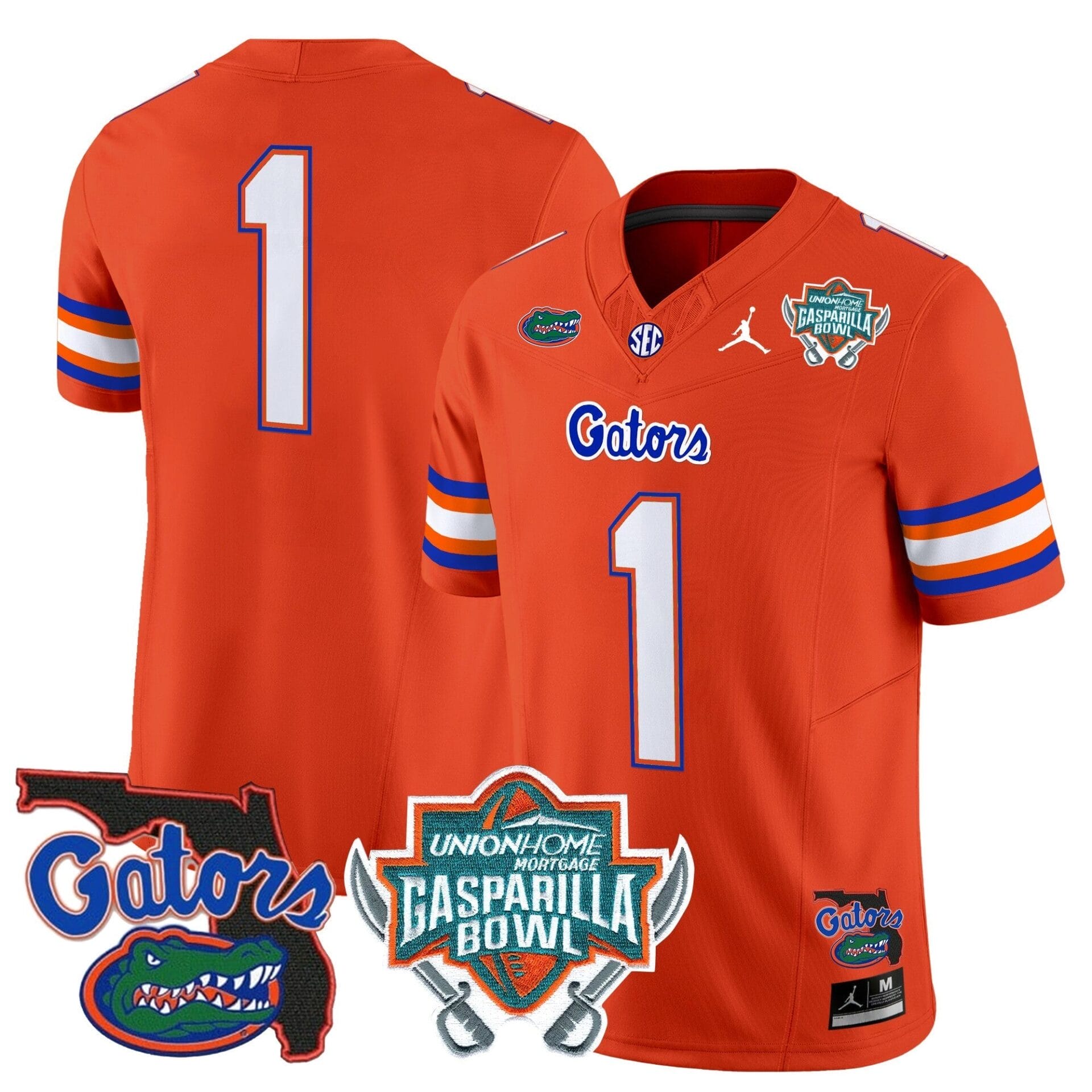 Florida Gators 2025 Gasparilla Bowl Patch Vapor Limited Jersey - All Stitched - Image 32