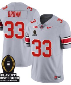 Ohio State Buckeyes Football - Playoff First Round Patch - All Stitched