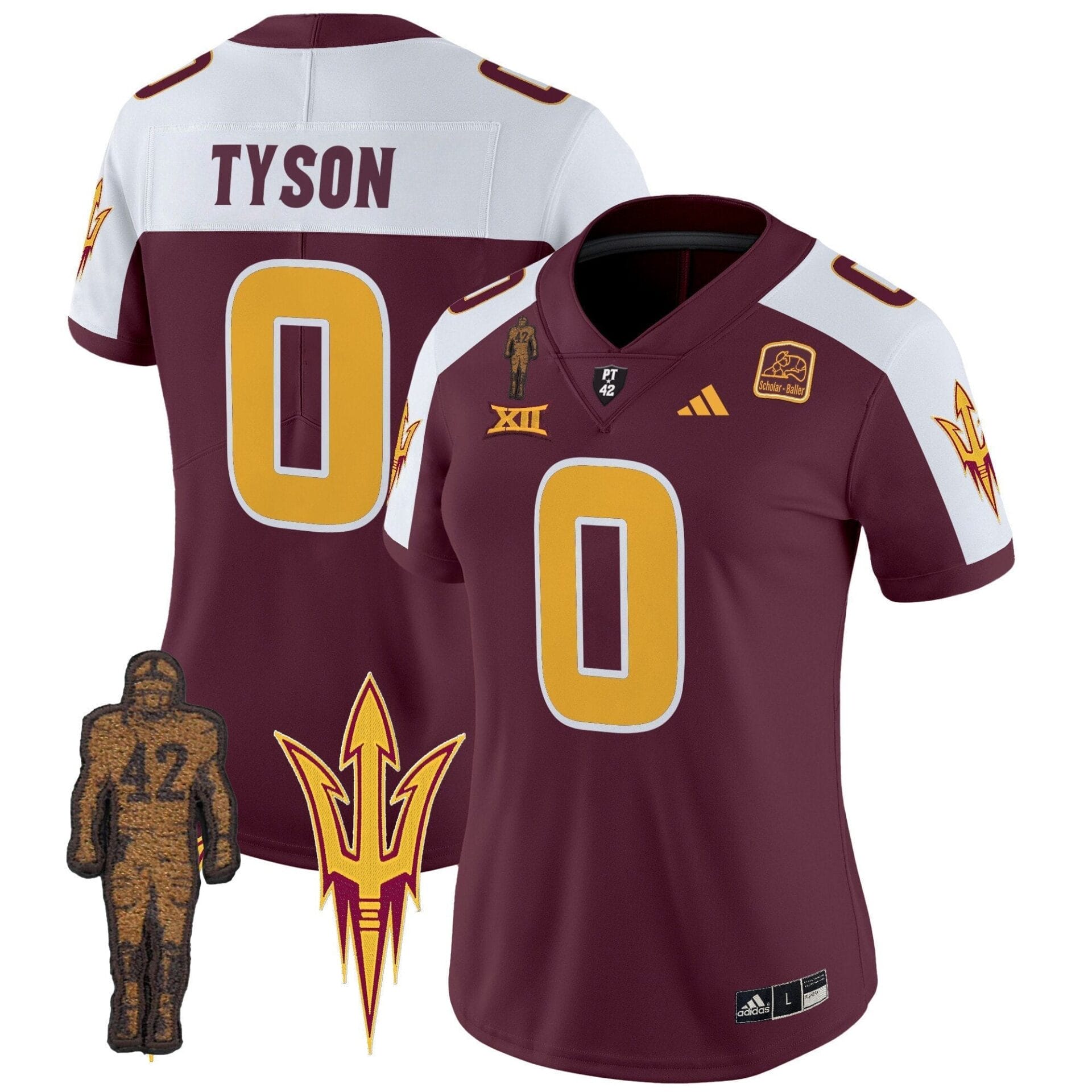 Women's Arizona State Sun Devils 2024 Pat Tillman Honoring Patch Vapor Limited Jersey - All Stitched - Image 3