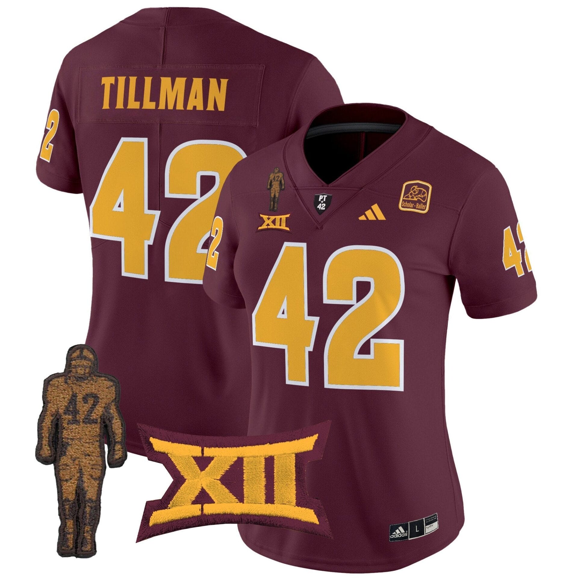 Women's Arizona State Sun Devils 2024 Pat Tillman Honoring Patch Vapor Limited Jersey - All Stitched - Image 22