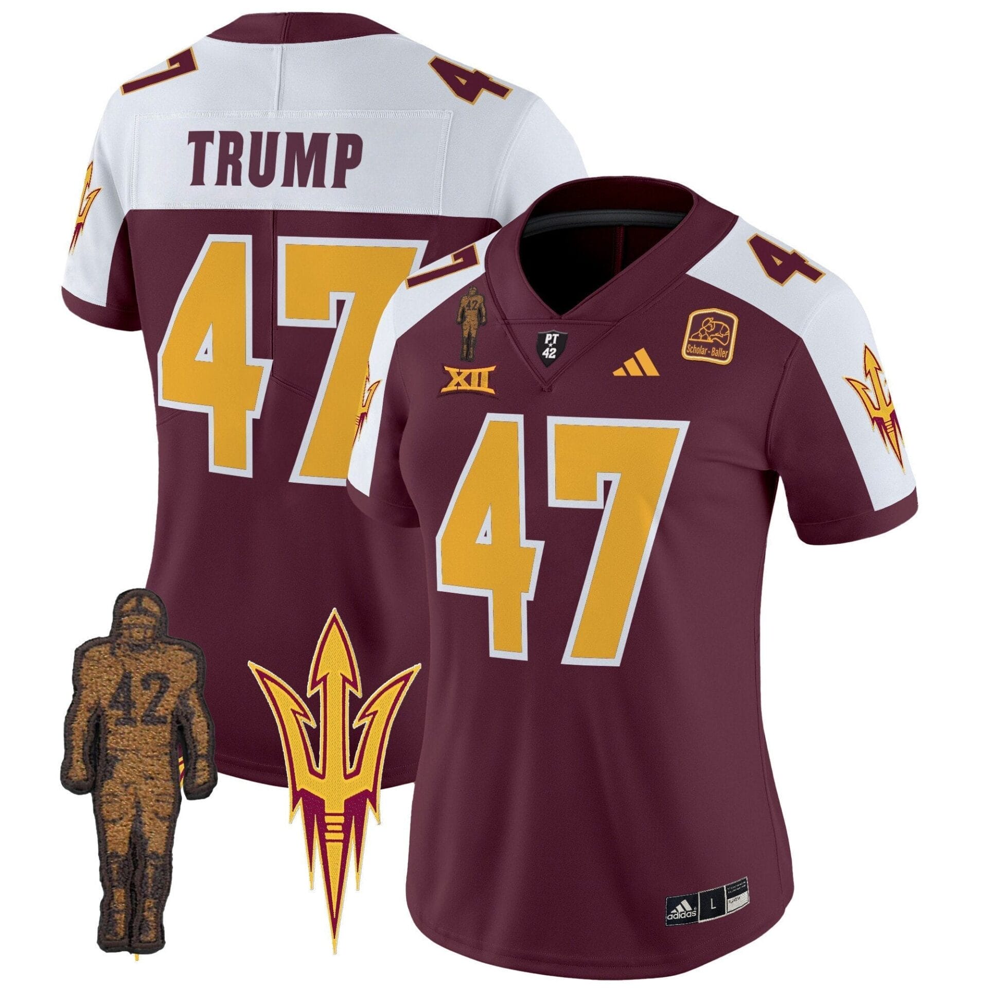Women's Arizona State Sun Devils 2024 Pat Tillman Honoring Patch Vapor Limited Jersey - All Stitched - Image 7