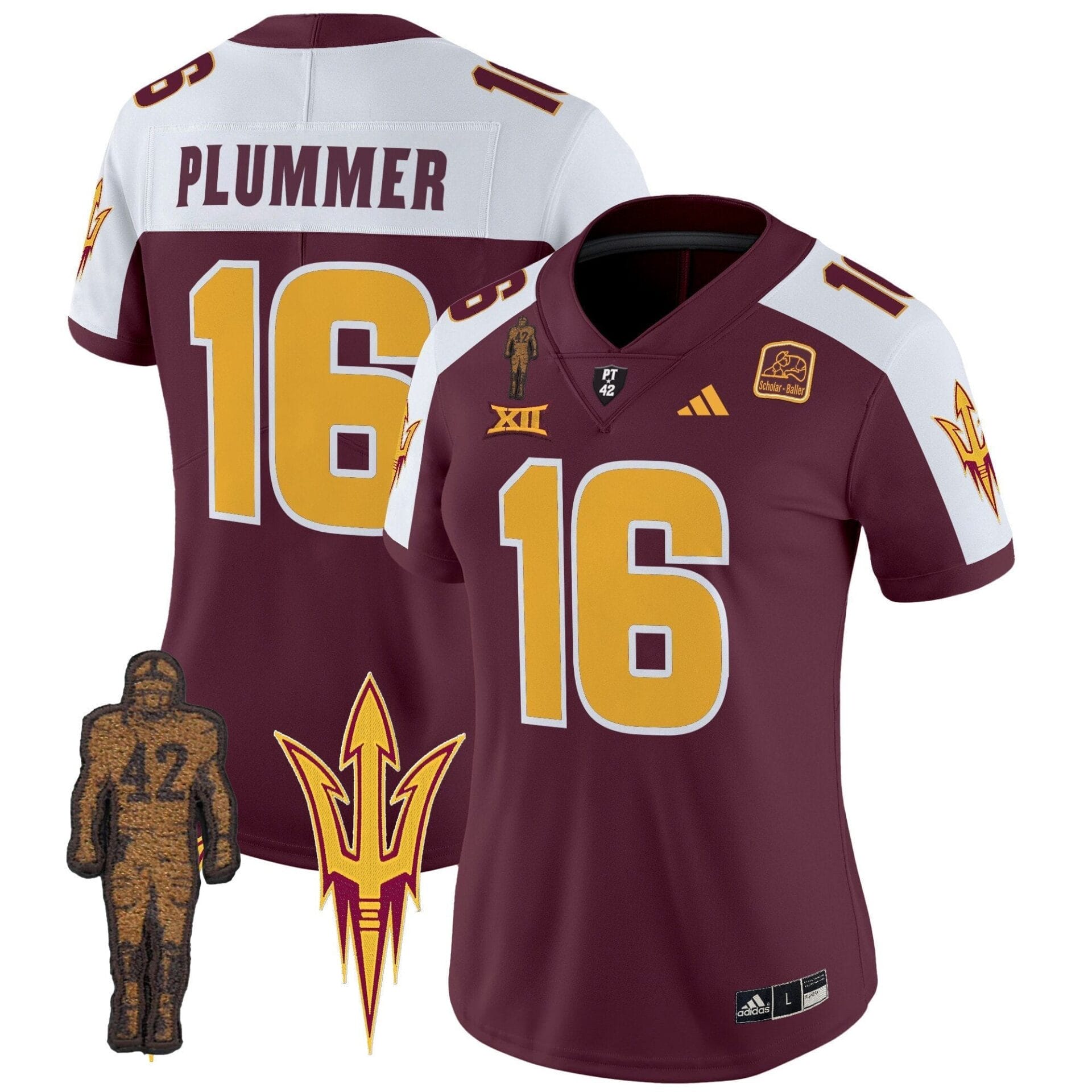 Women's Arizona State Sun Devils 2024 Pat Tillman Honoring Patch Vapor Limited Jersey - All Stitched - Image 4