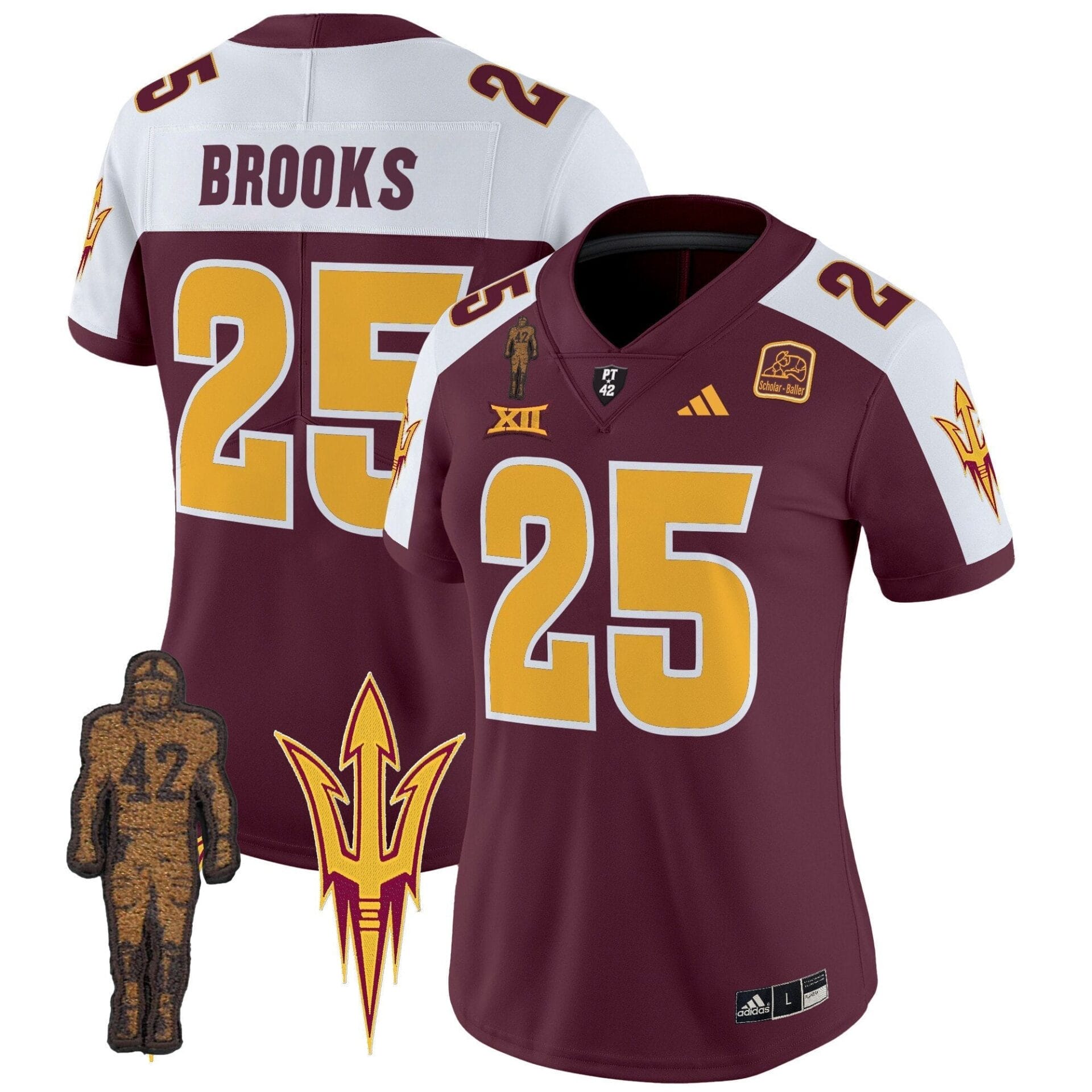 Women's Arizona State Sun Devils 2024 Pat Tillman Honoring Patch Vapor Limited Jersey - All Stitched - Image 5