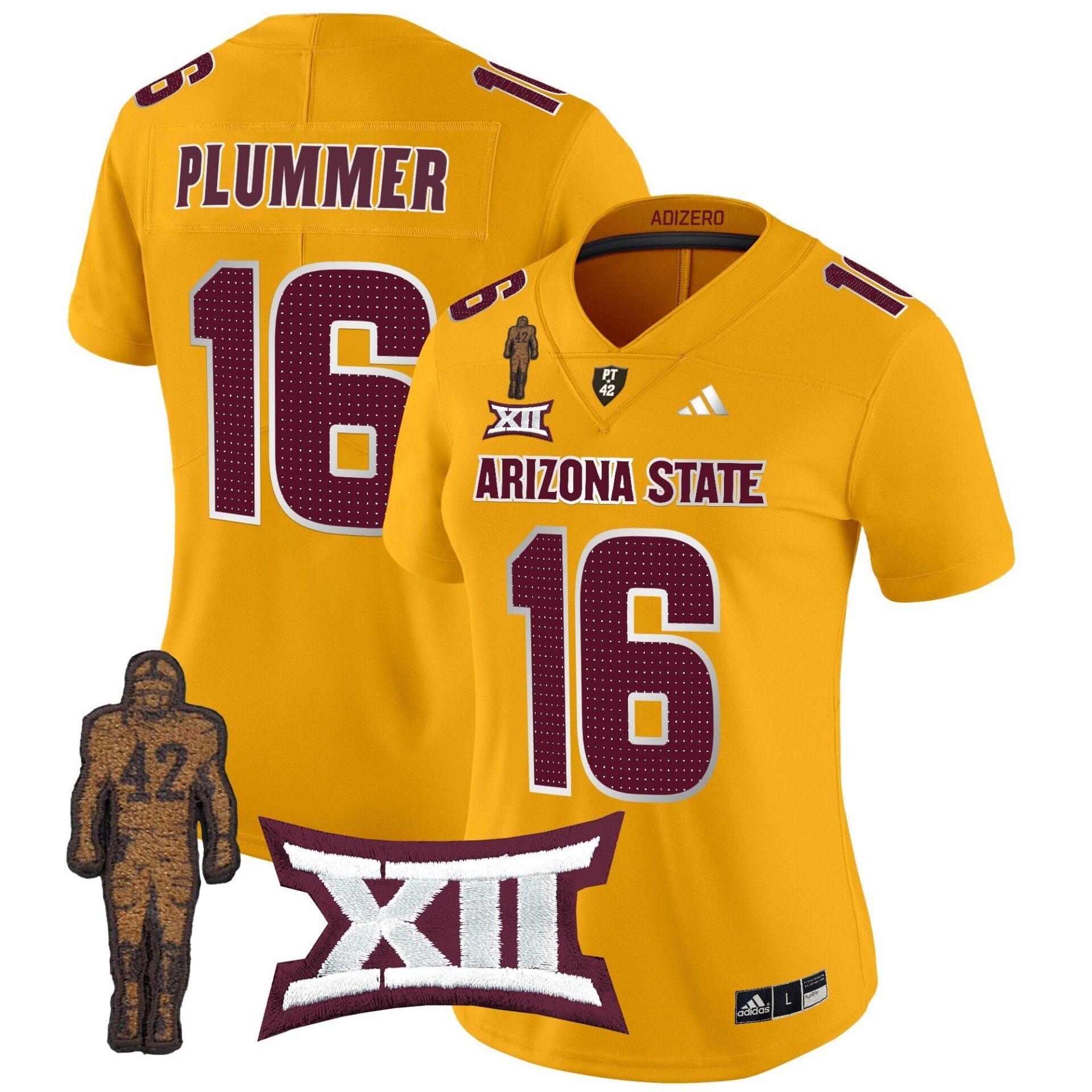 Women's Arizona State Sun Devils 2024 Pat Tillman Honoring Patch Vapor Limited Jersey V2 - All Stitched - Image 4