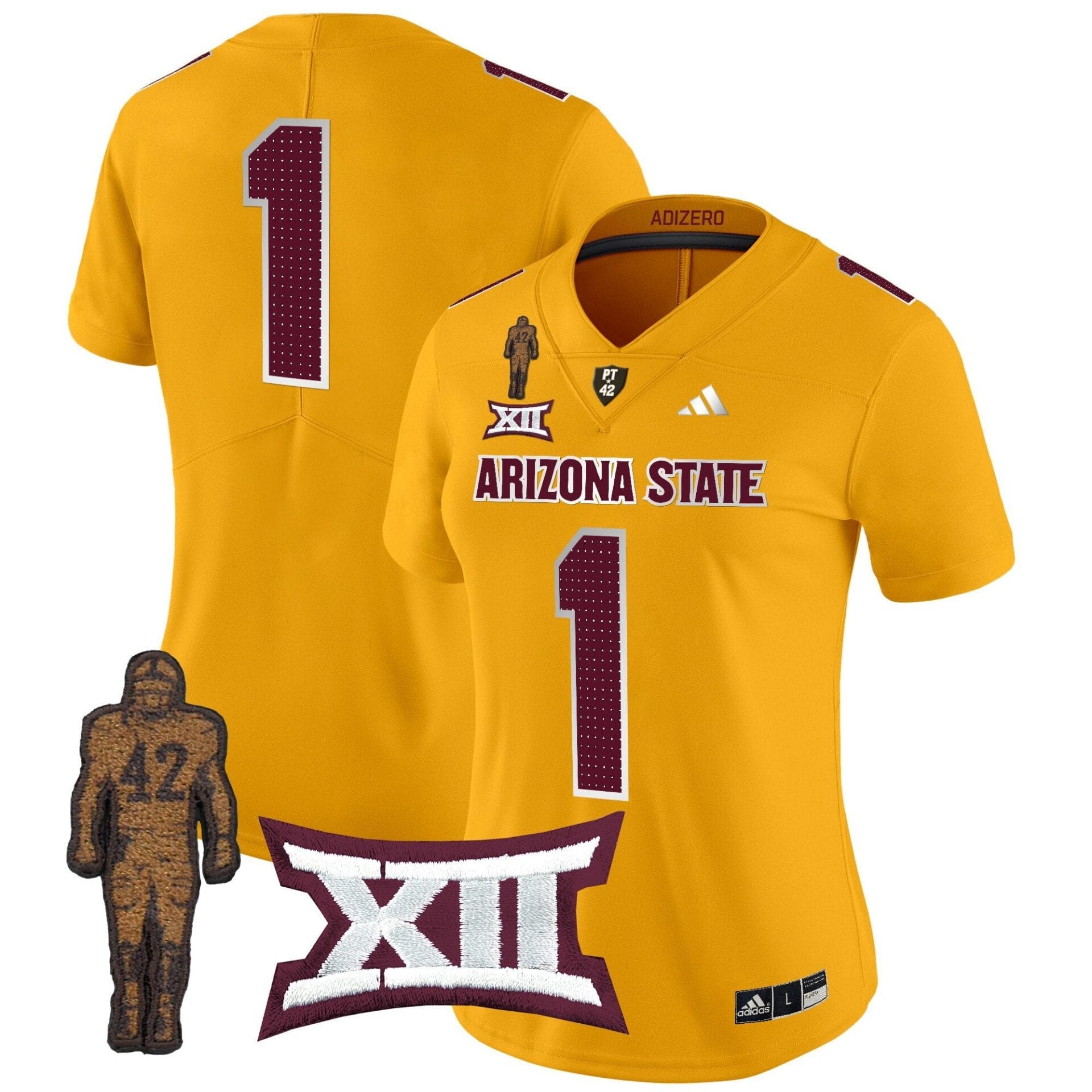 Women's Arizona State Sun Devils 2024 Pat Tillman Honoring Patch Vapor Limited Jersey V2 - All Stitched - Image 8