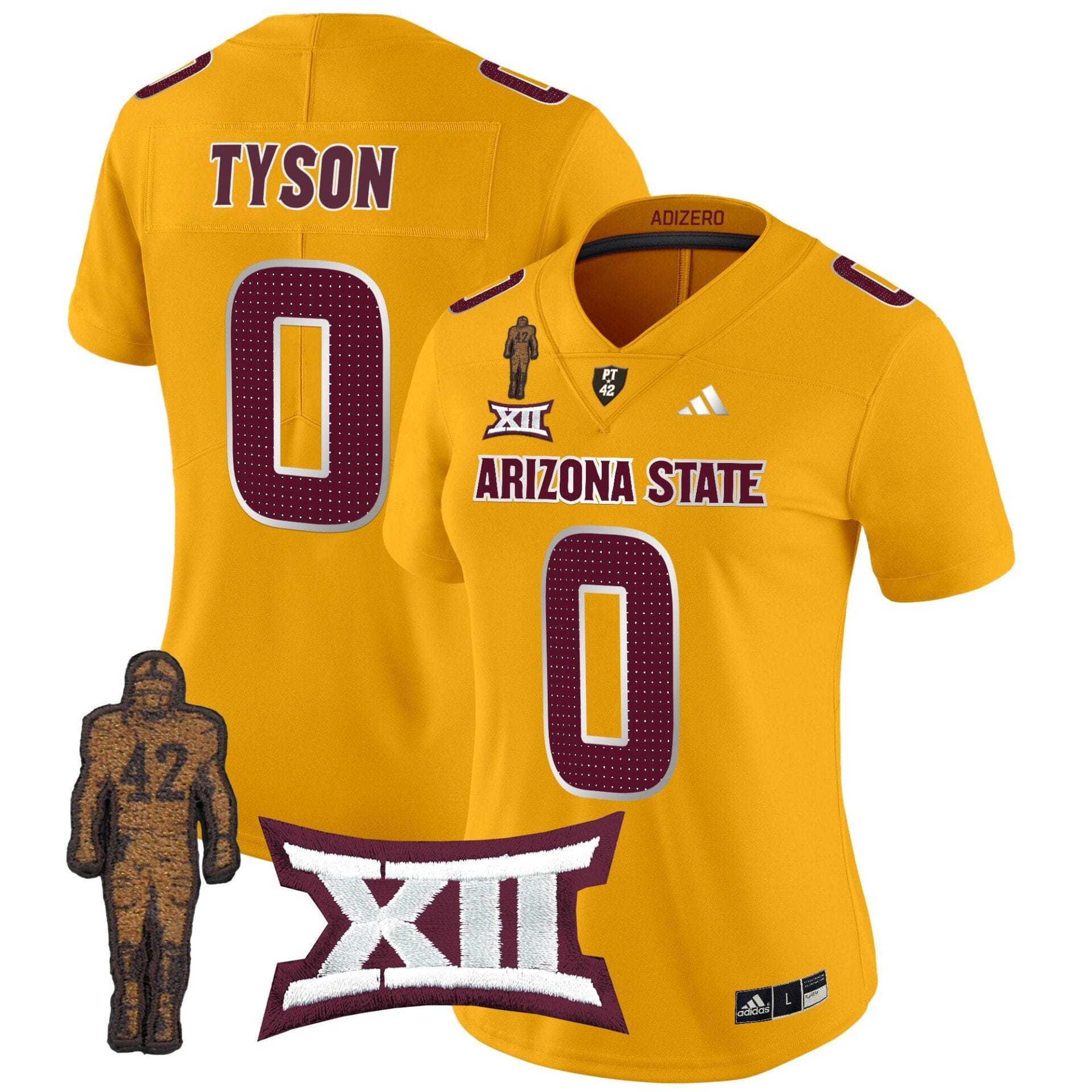 Women's Arizona State Sun Devils 2024 Pat Tillman Honoring Patch Vapor Limited Jersey V2 - All Stitched - Image 3