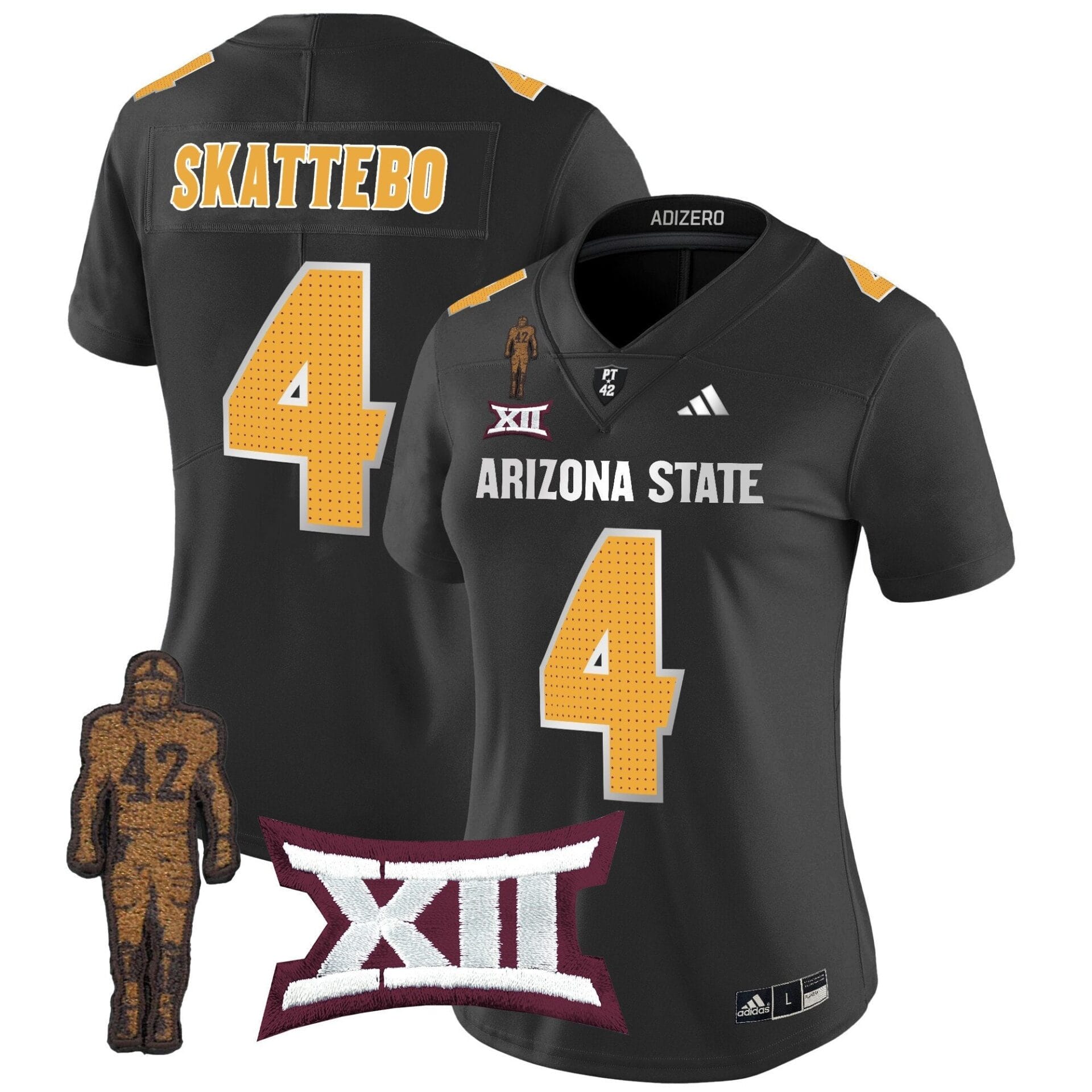Women's Arizona State Sun Devils 2024 Pat Tillman Honoring Patch Vapor Limited Jersey V2 - All Stitched - Image 42