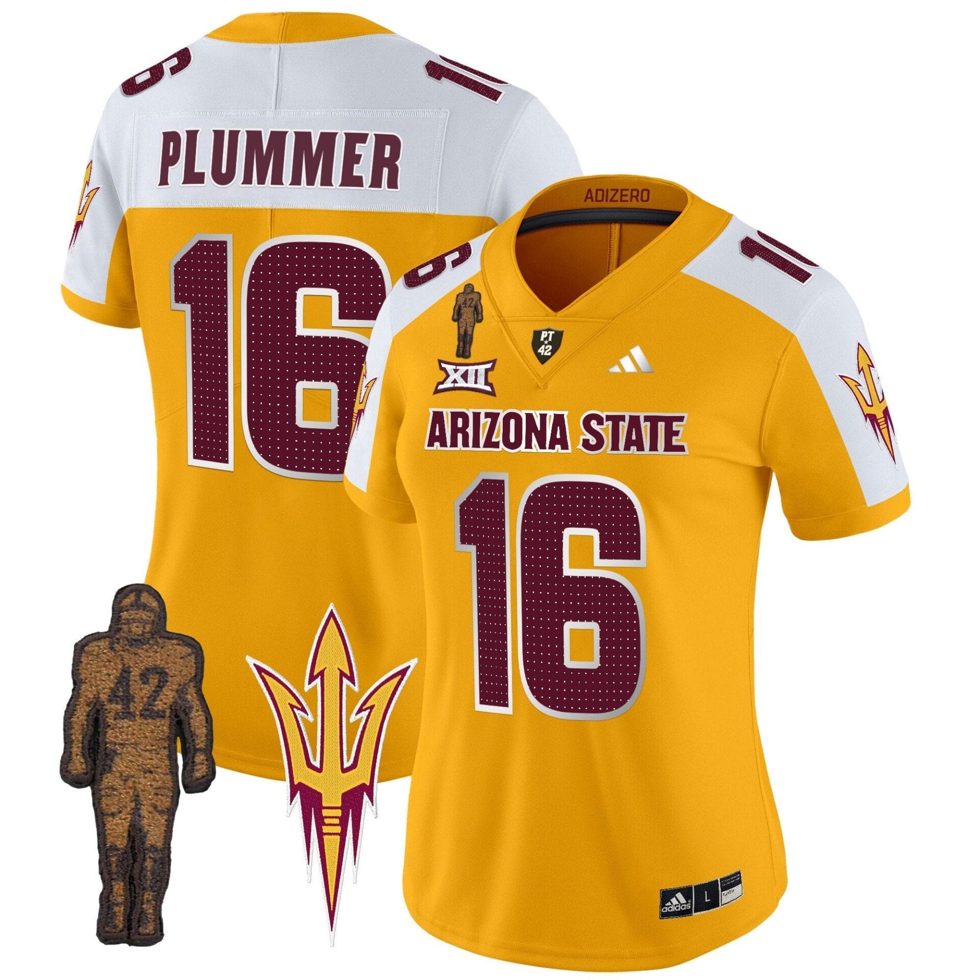 Women's Arizona State Sun Devils 2024 Pat Tillman Honoring Patch Vapor Limited Jersey V2 - All Stitched - Image 12