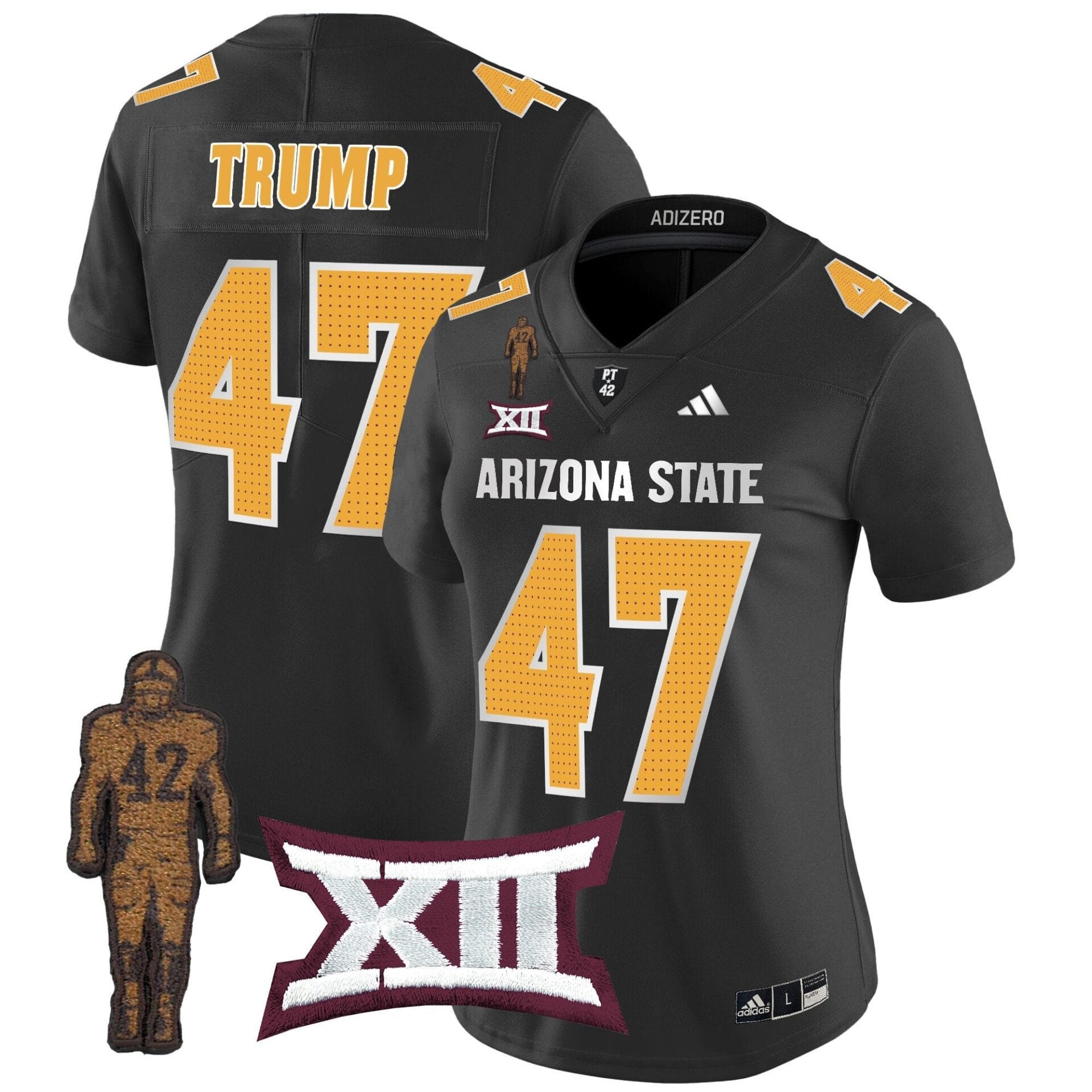 Women's Arizona State Sun Devils 2024 Pat Tillman Honoring Patch Vapor Limited Jersey V2 - All Stitched - Image 47