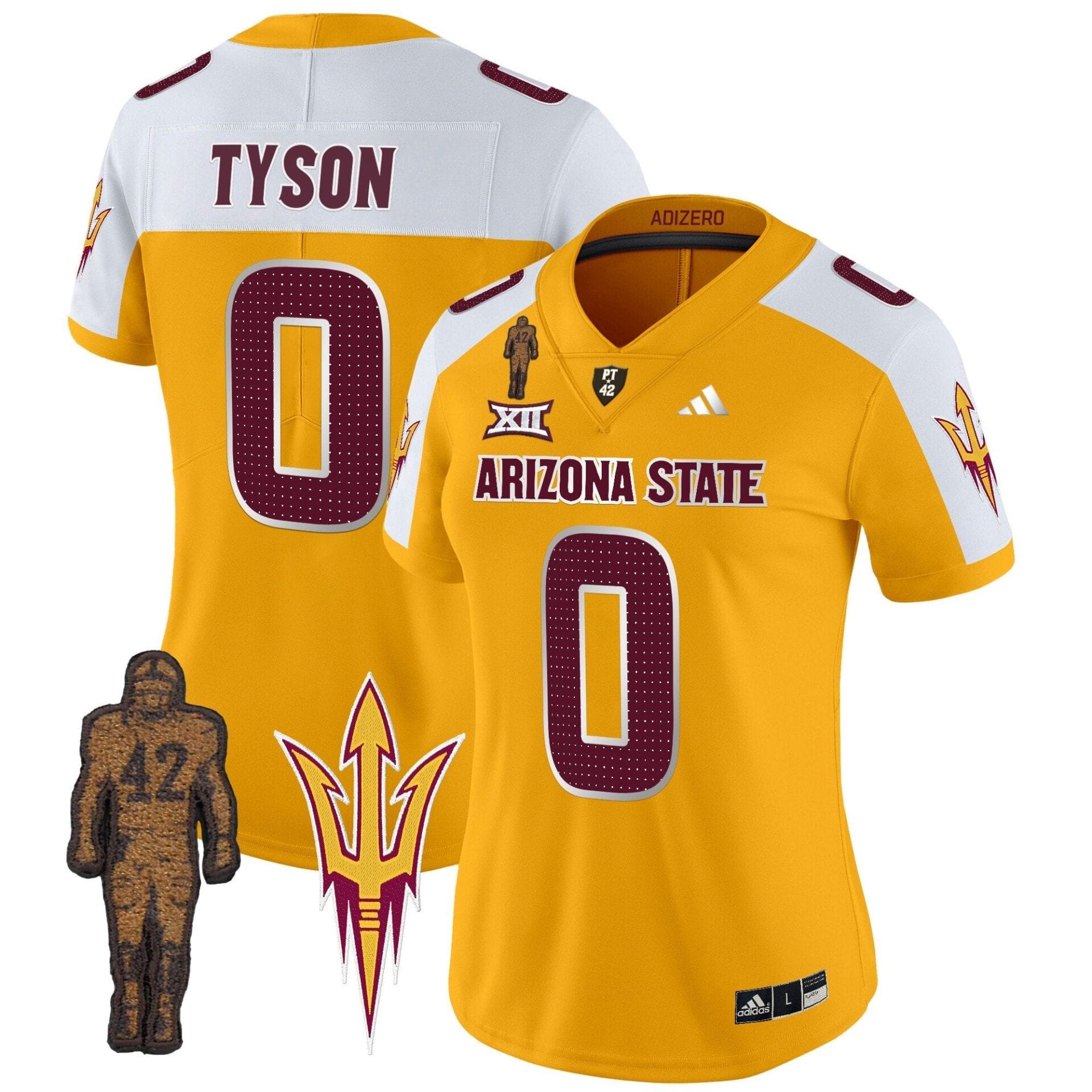 Women's Arizona State Sun Devils 2024 Pat Tillman Honoring Patch Vapor Limited Jersey V2 - All Stitched - Image 11