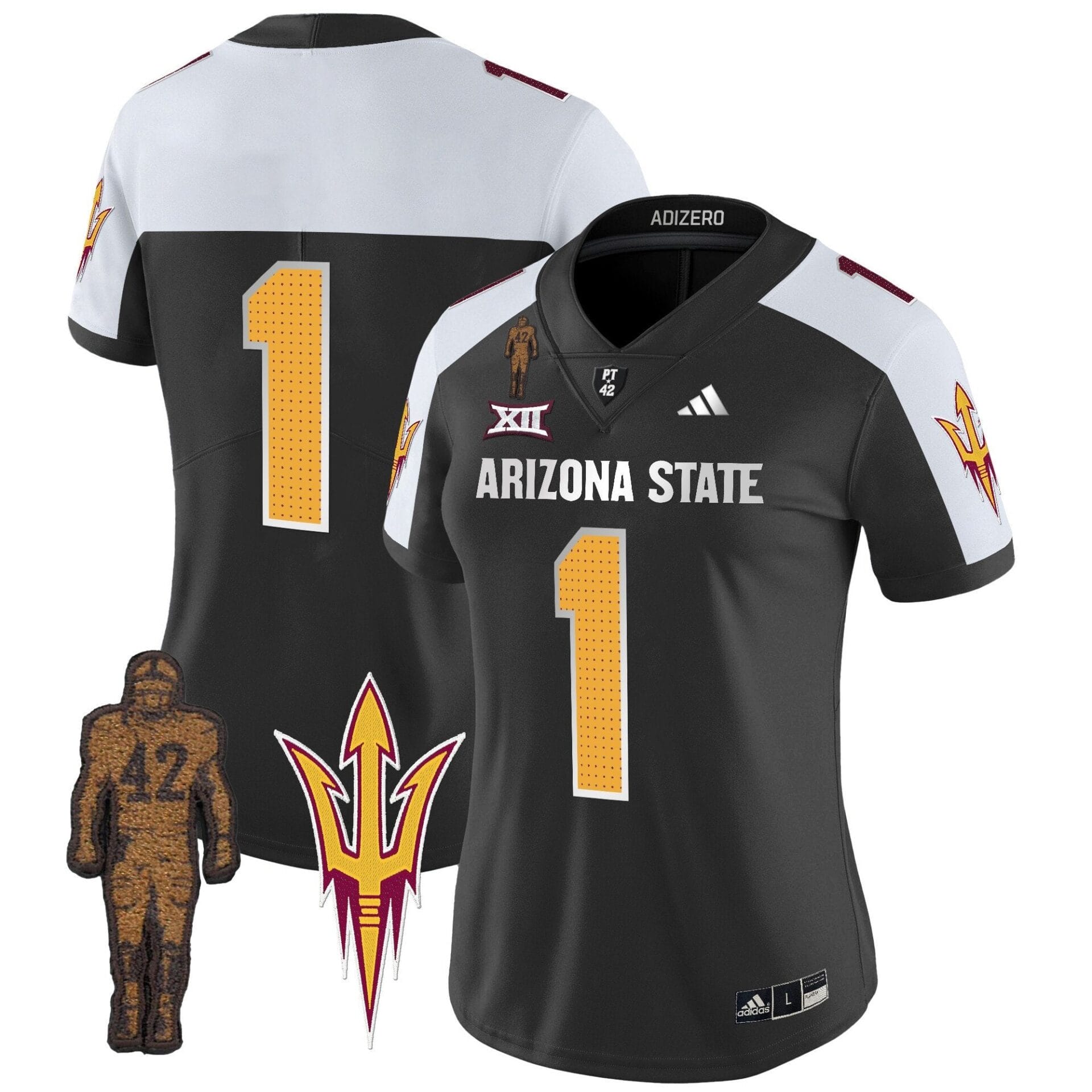 Women's Arizona State Sun Devils 2024 Pat Tillman Honoring Patch Vapor Limited Jersey V2 - All Stitched - Image 24