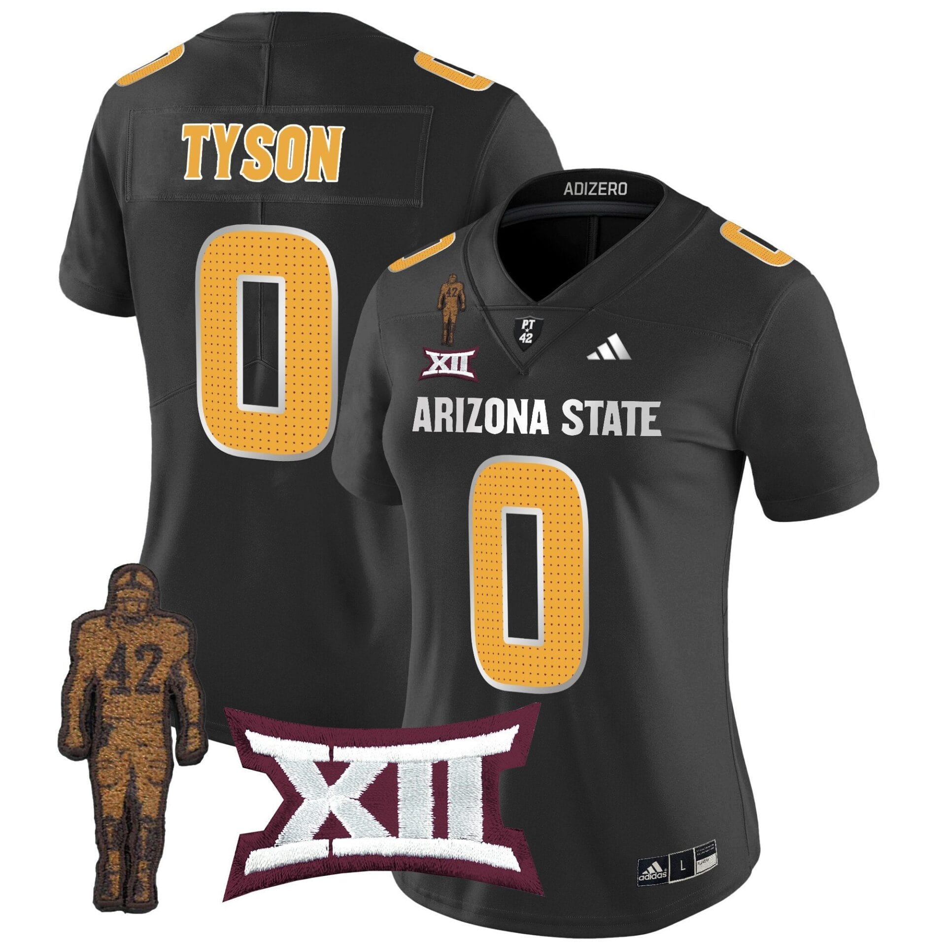 Women's Arizona State Sun Devils 2024 Pat Tillman Honoring Patch Vapor Limited Jersey V2 - All Stitched - Image 43
