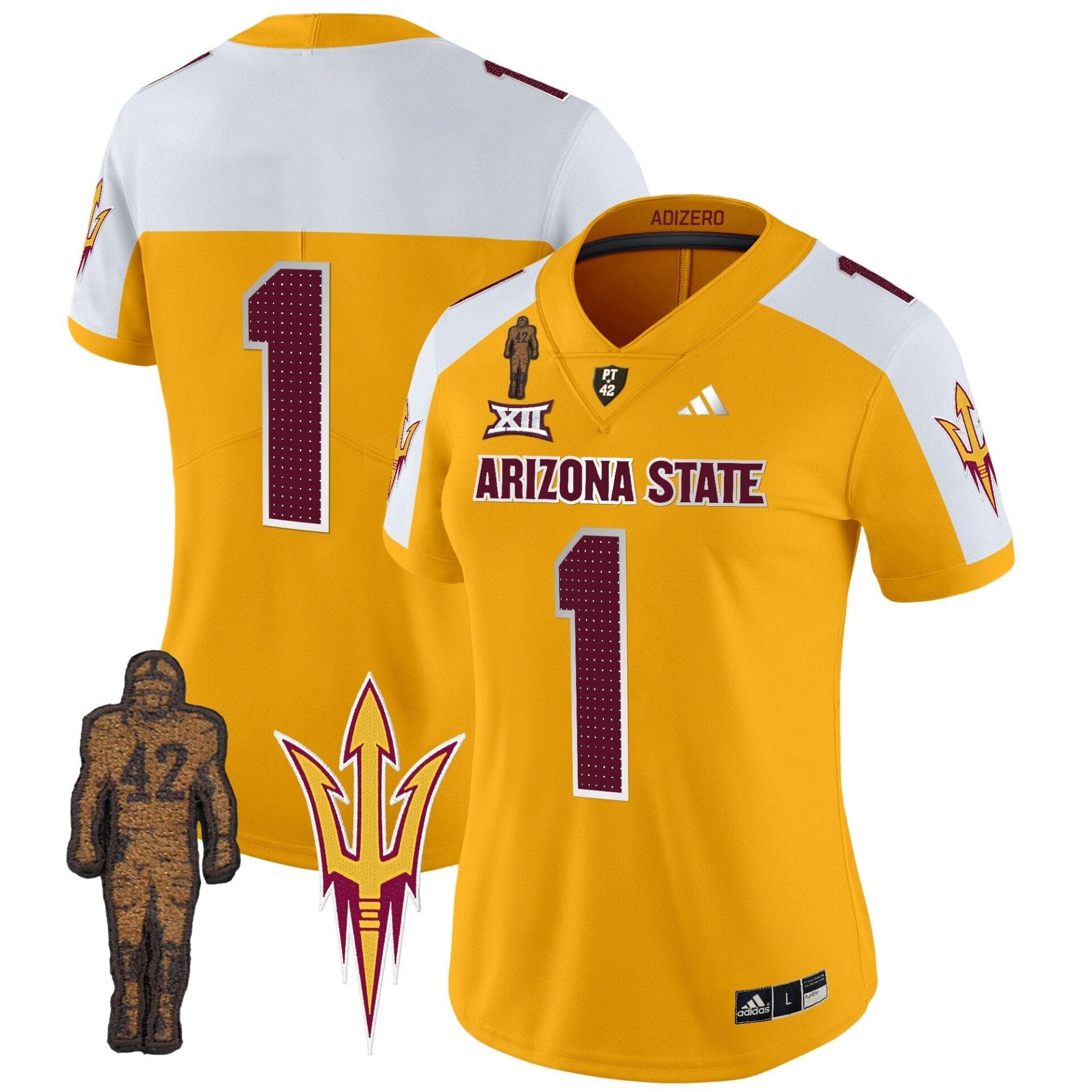 Women's Arizona State Sun Devils 2024 Pat Tillman Honoring Patch Vapor Limited Jersey V2 - All Stitched - Image 16