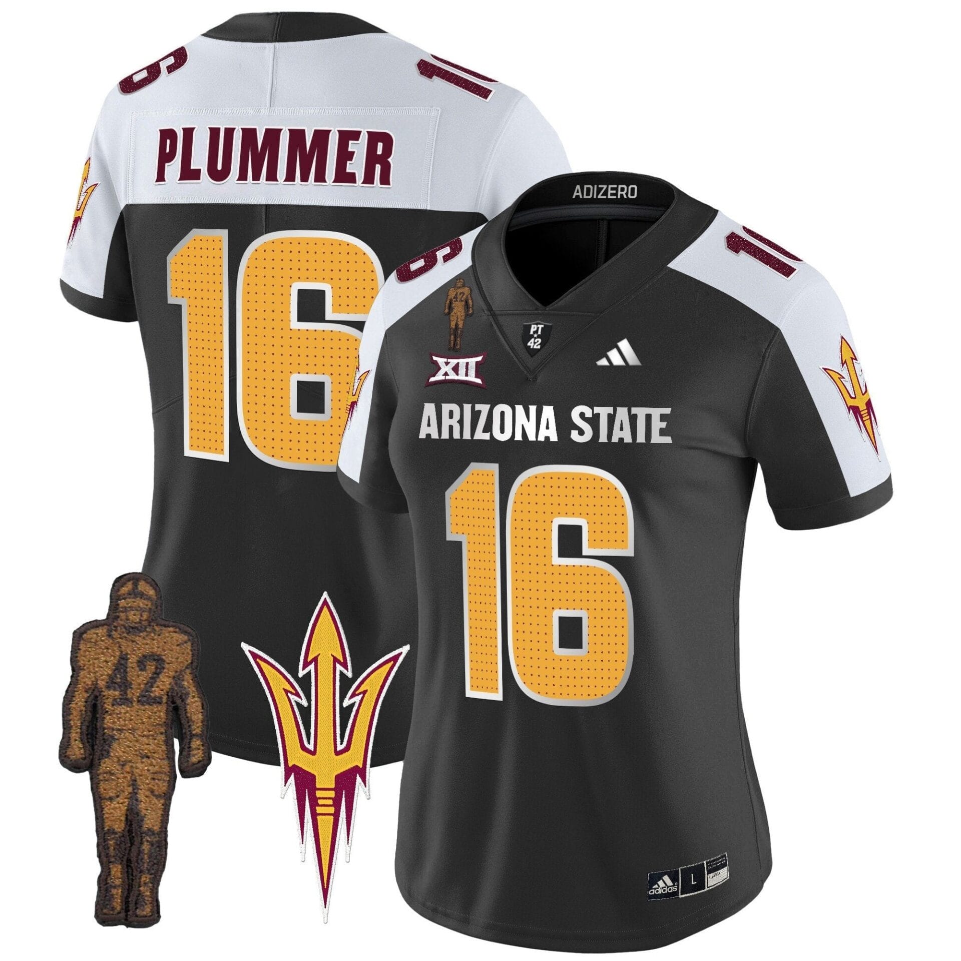 Women's Arizona State Sun Devils 2024 Pat Tillman Honoring Patch Vapor Limited Jersey V2 - All Stitched - Image 20