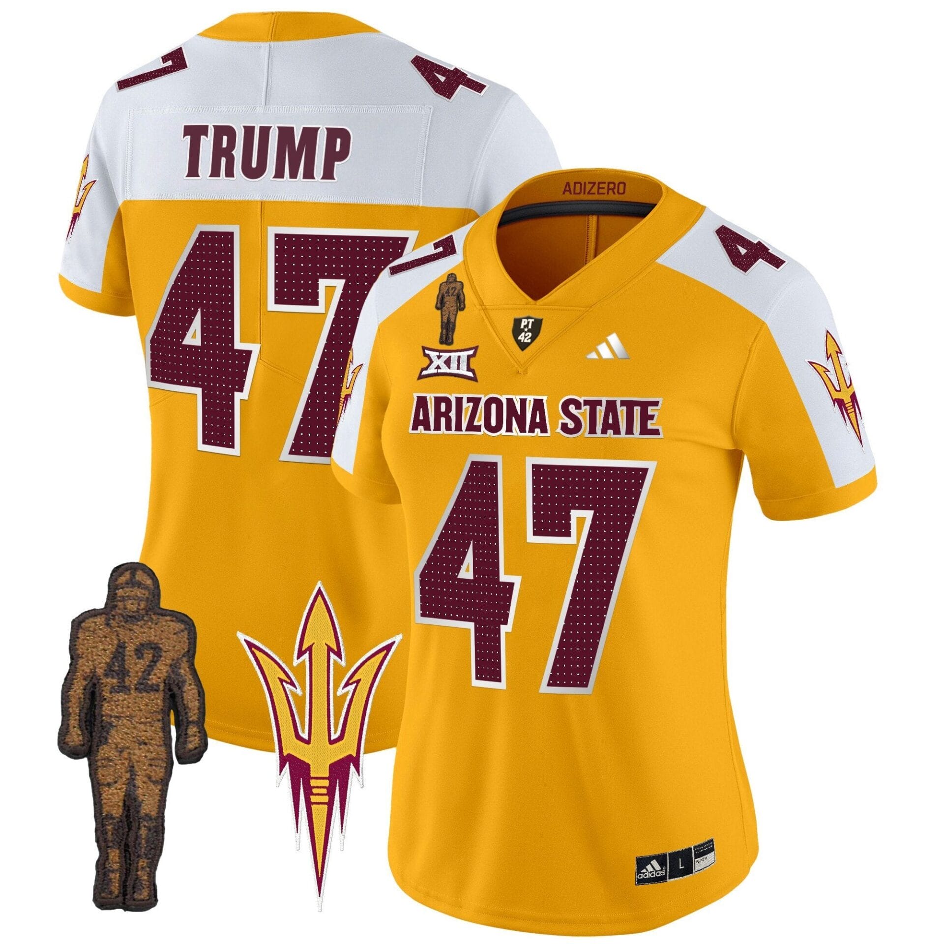 Women's Arizona State Sun Devils 2024 Pat Tillman Honoring Patch Vapor Limited Jersey V2 - All Stitched - Image 15