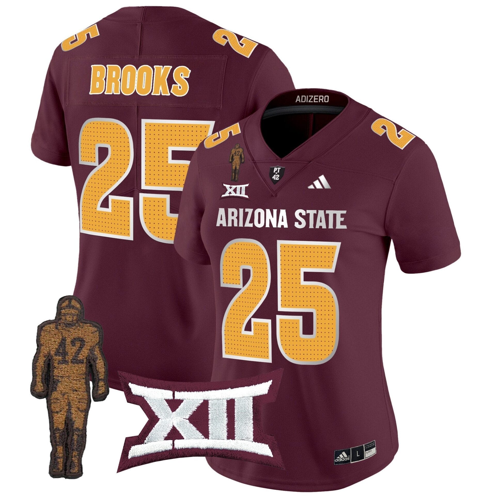 Women's Arizona State Sun Devils 2024 Pat Tillman Honoring Patch Vapor Limited Jersey V2 - All Stitched - Image 37