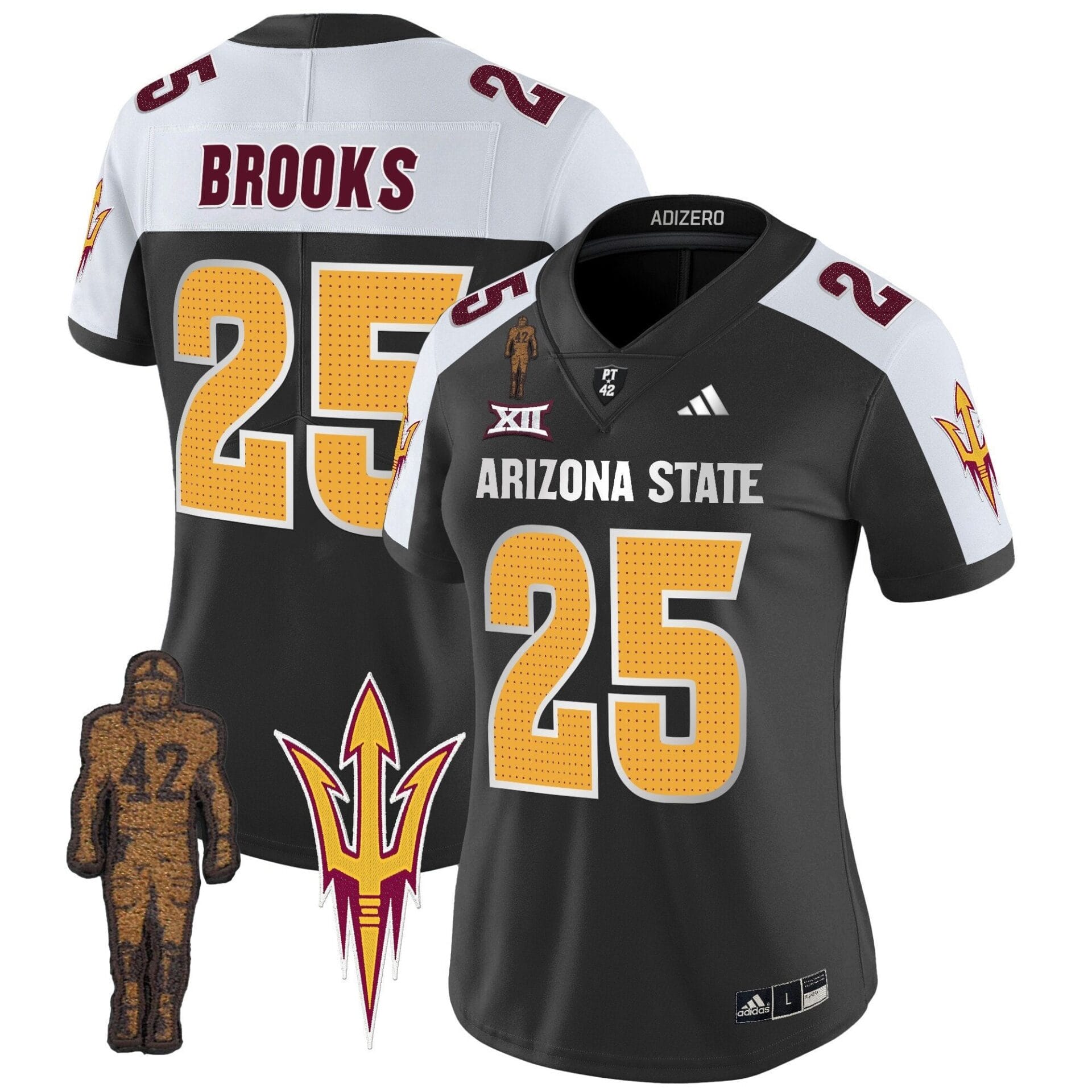 Women's Arizona State Sun Devils 2024 Pat Tillman Honoring Patch Vapor Limited Jersey V2 - All Stitched - Image 21